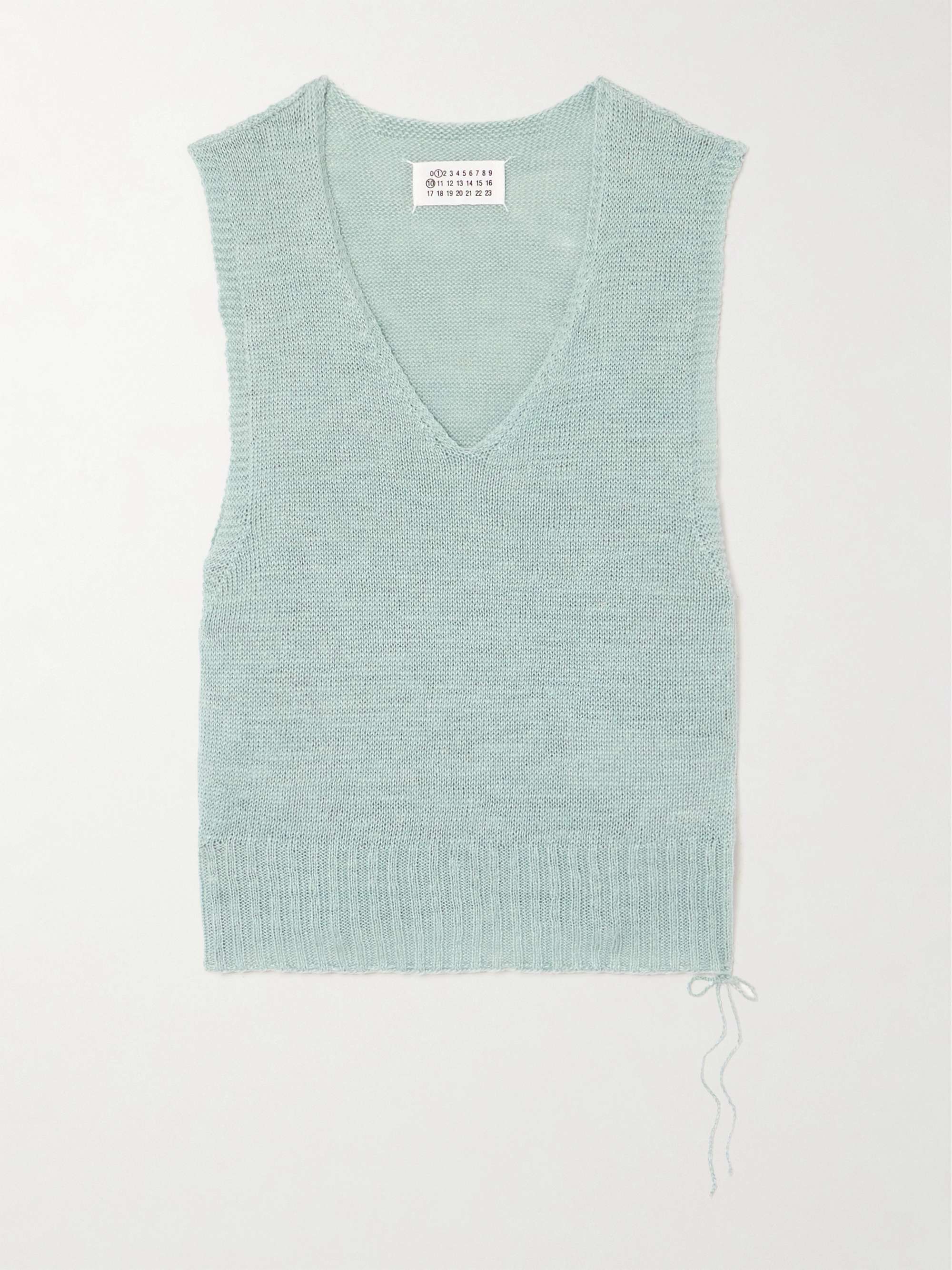 Hemp sweater vest view