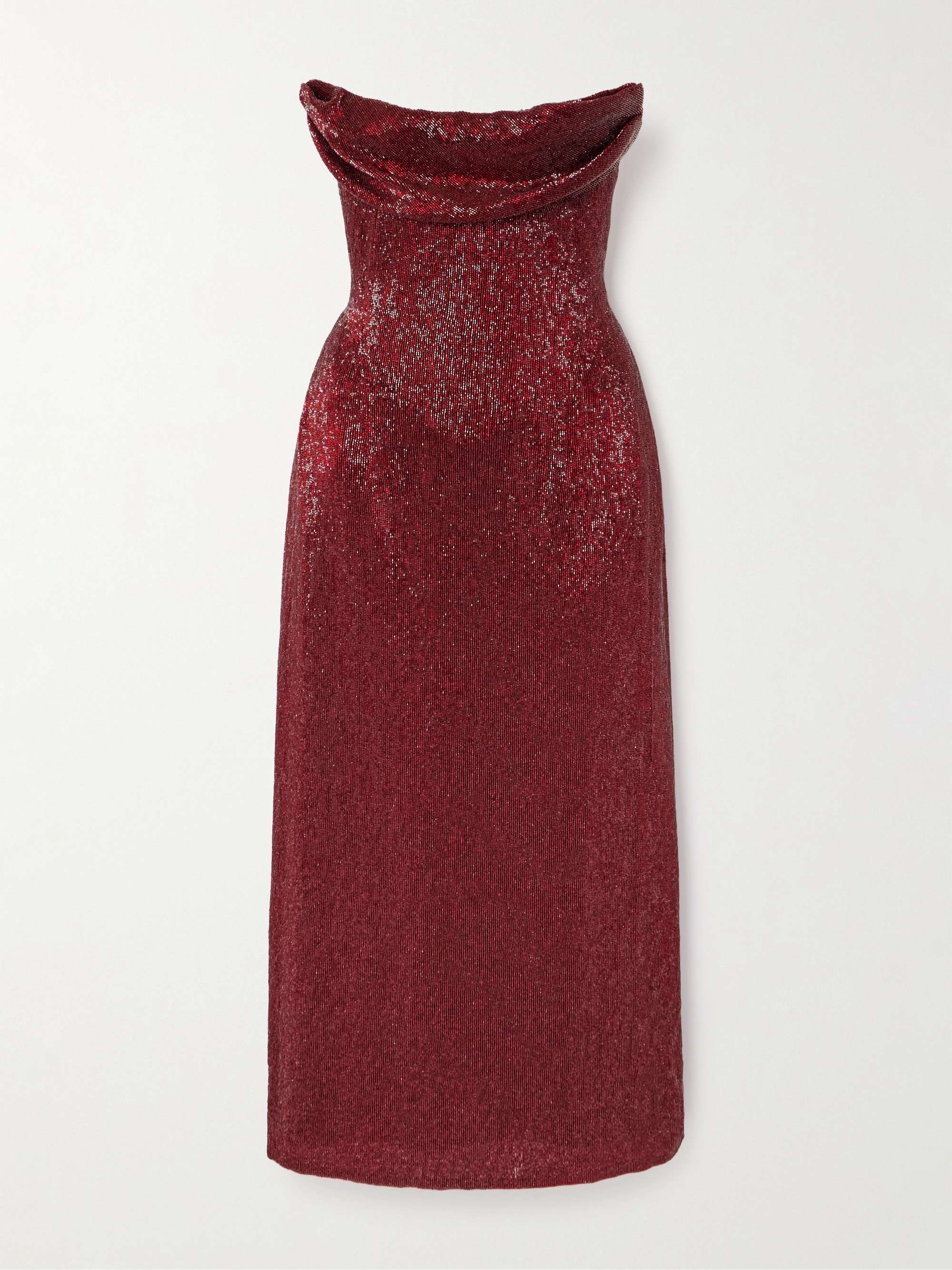 Ivy beaded tulle midi dress view