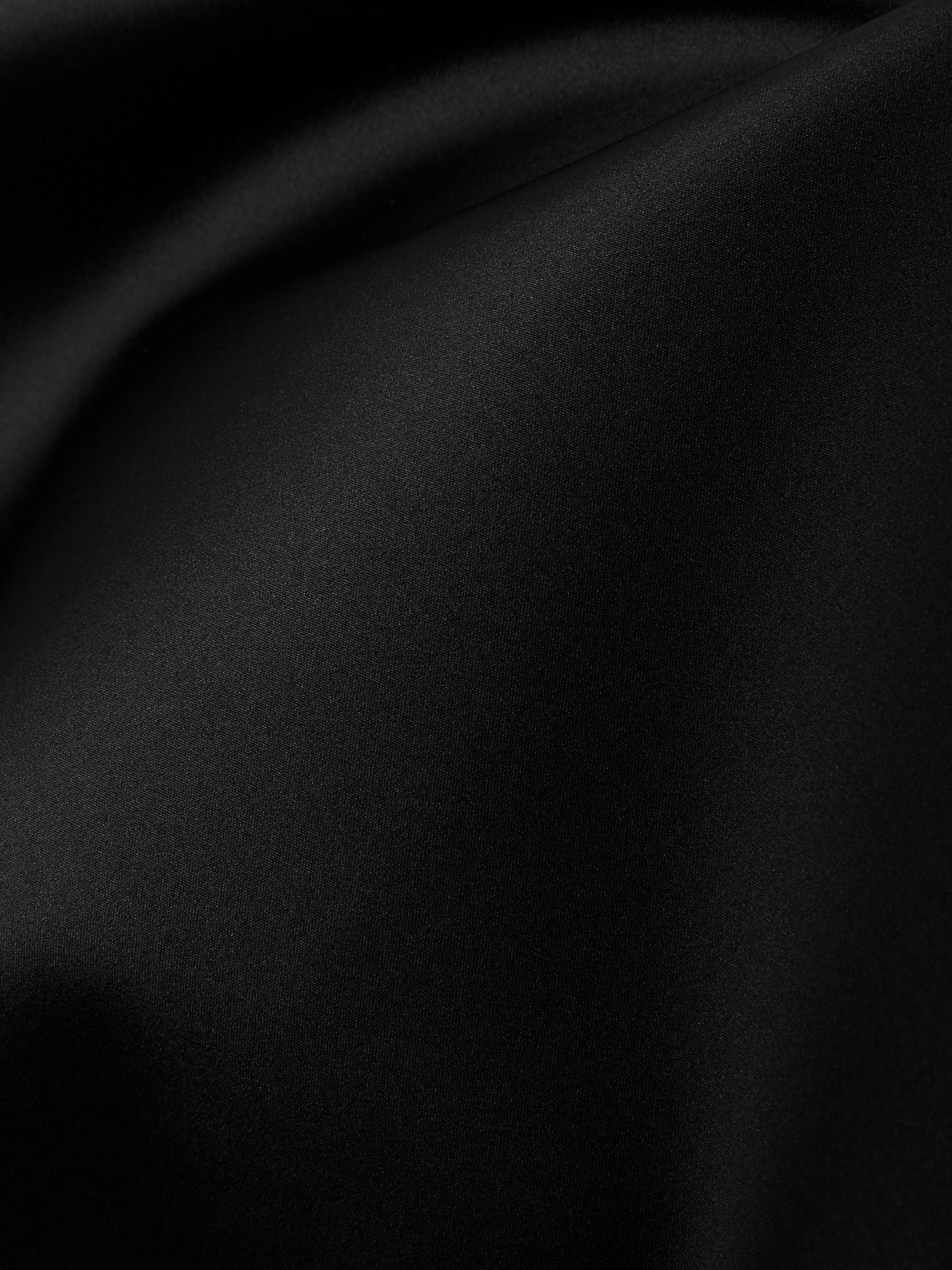 Bobbi cropped satin jacket view