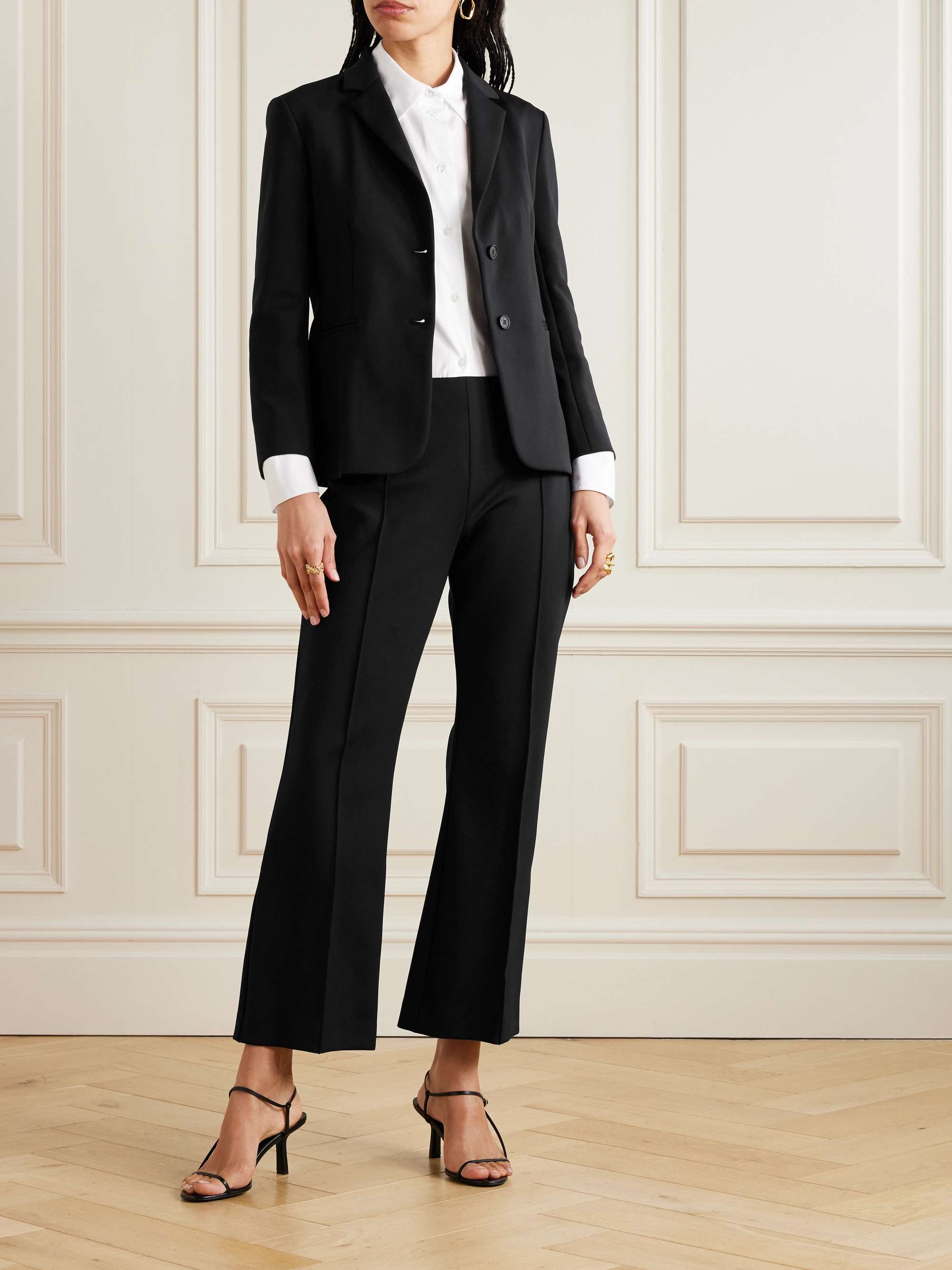 Essentials Brentwood stretch-ponte blazer view