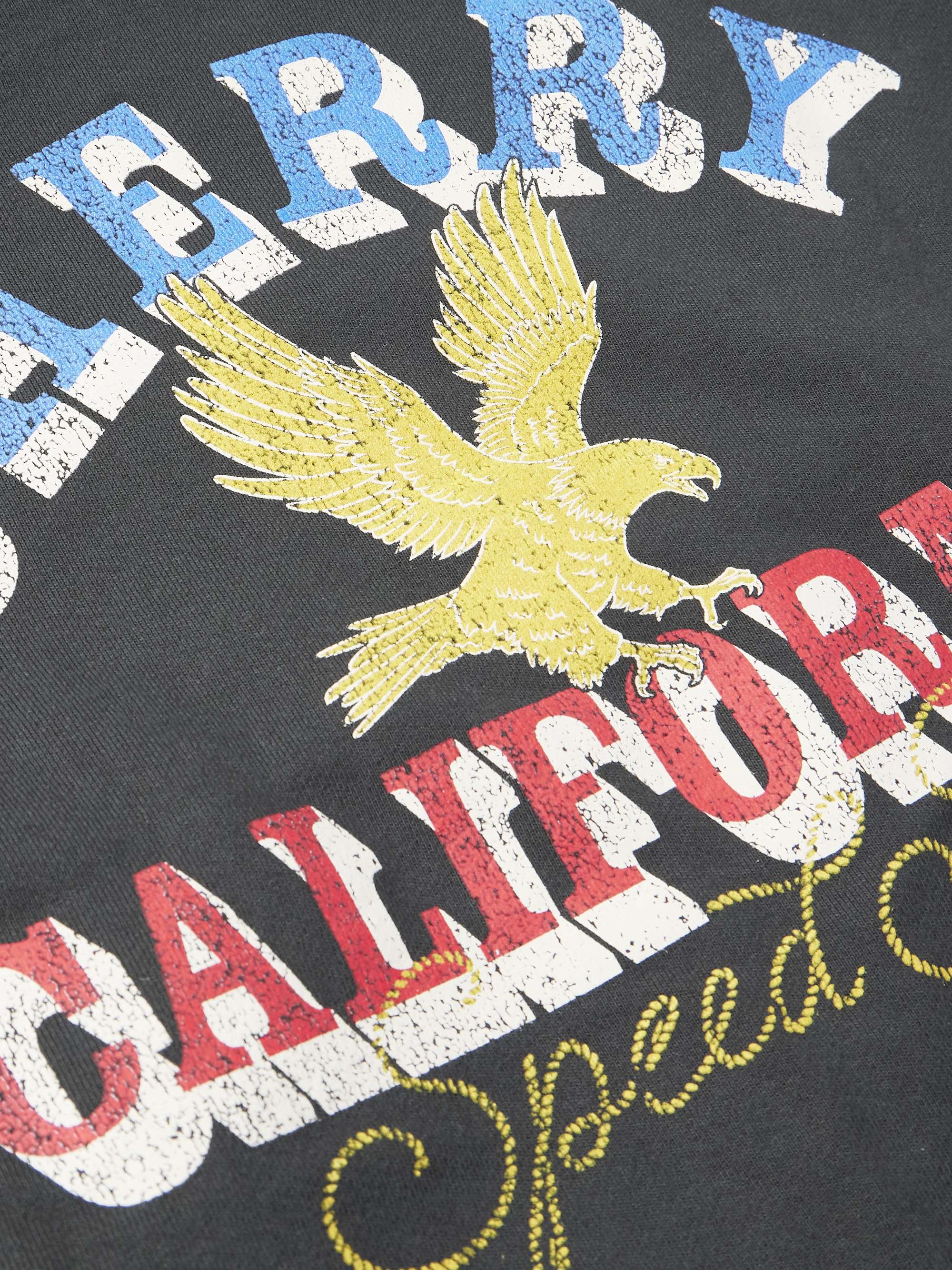 Speed Series Garment-Dyed Printed Cotton-Jersey Hoodie view