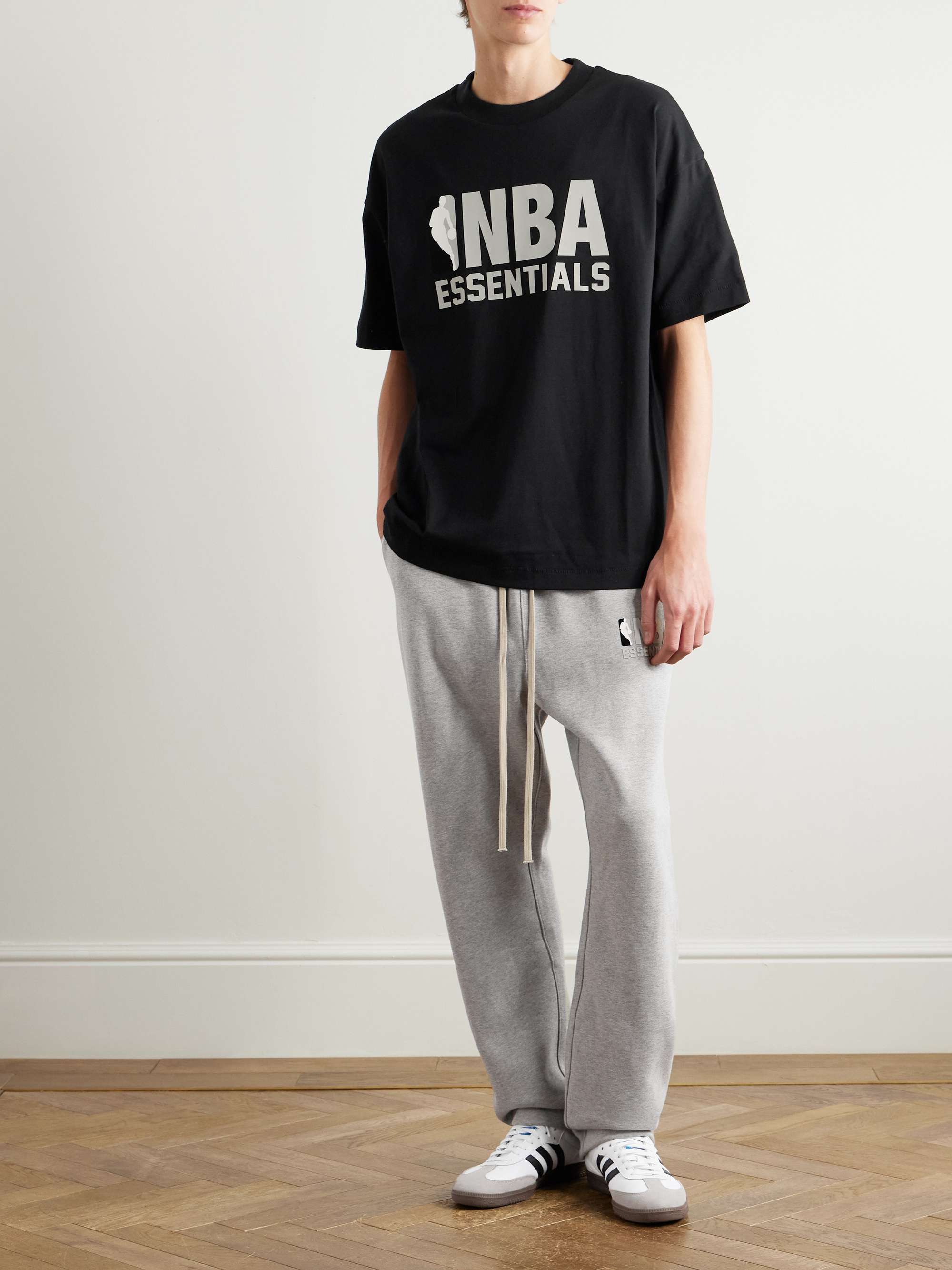 + NBA Appliquéd Cotton-Jersey T-Shirt view