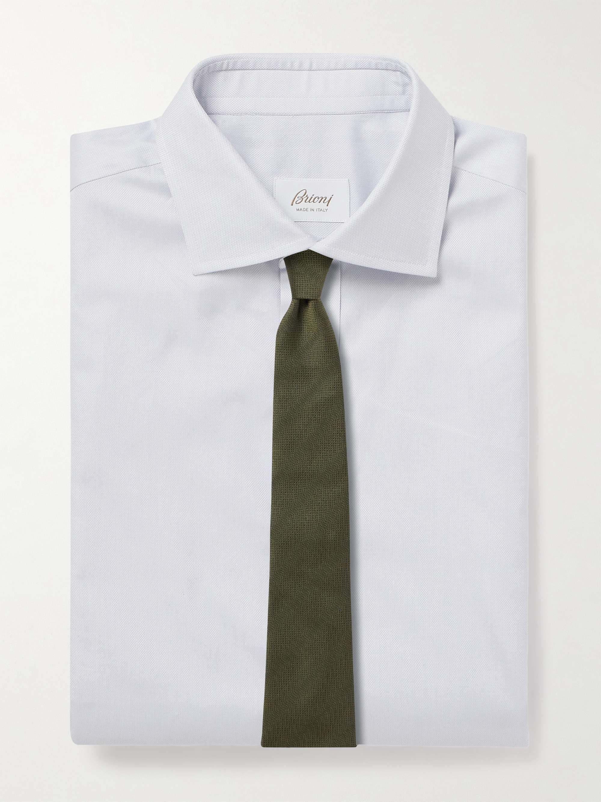 Trevi Cutaway-Collar Cotton Oxford Shirt view