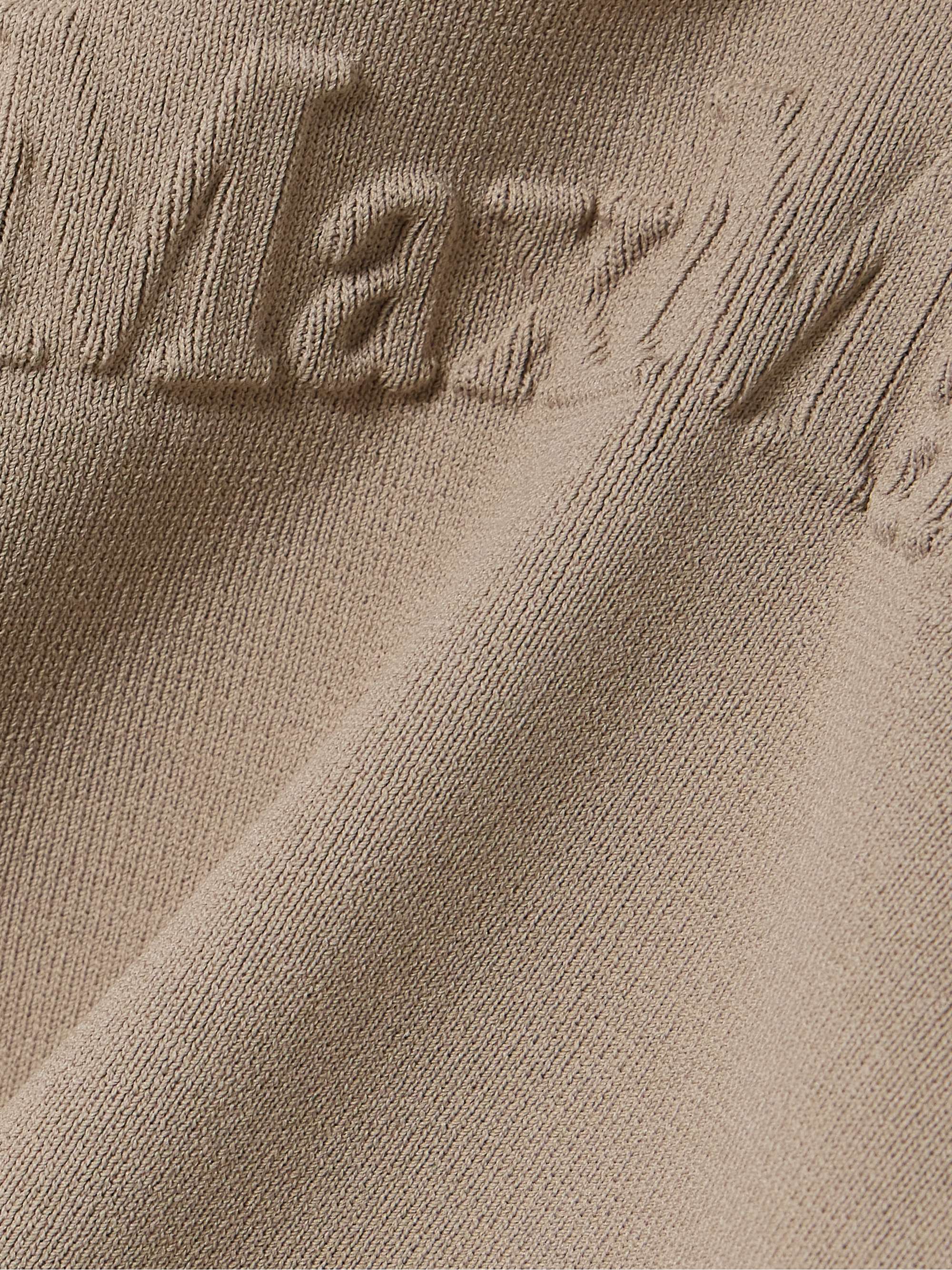 Embossed knitted tank view