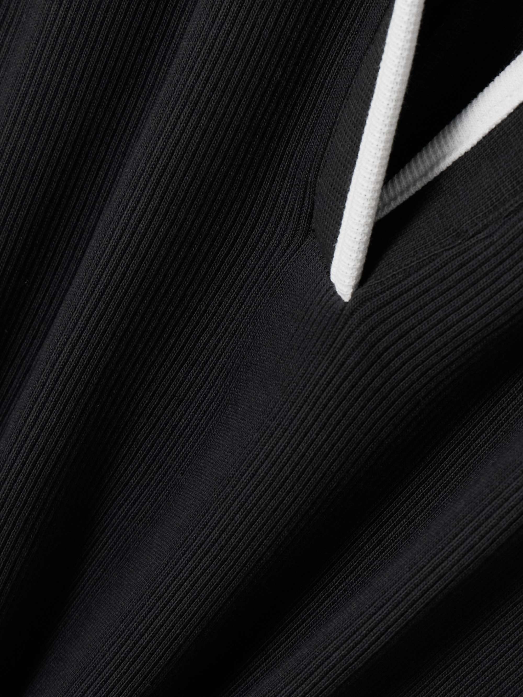 Darien ribbed stretch-Pima cotton midi dress view