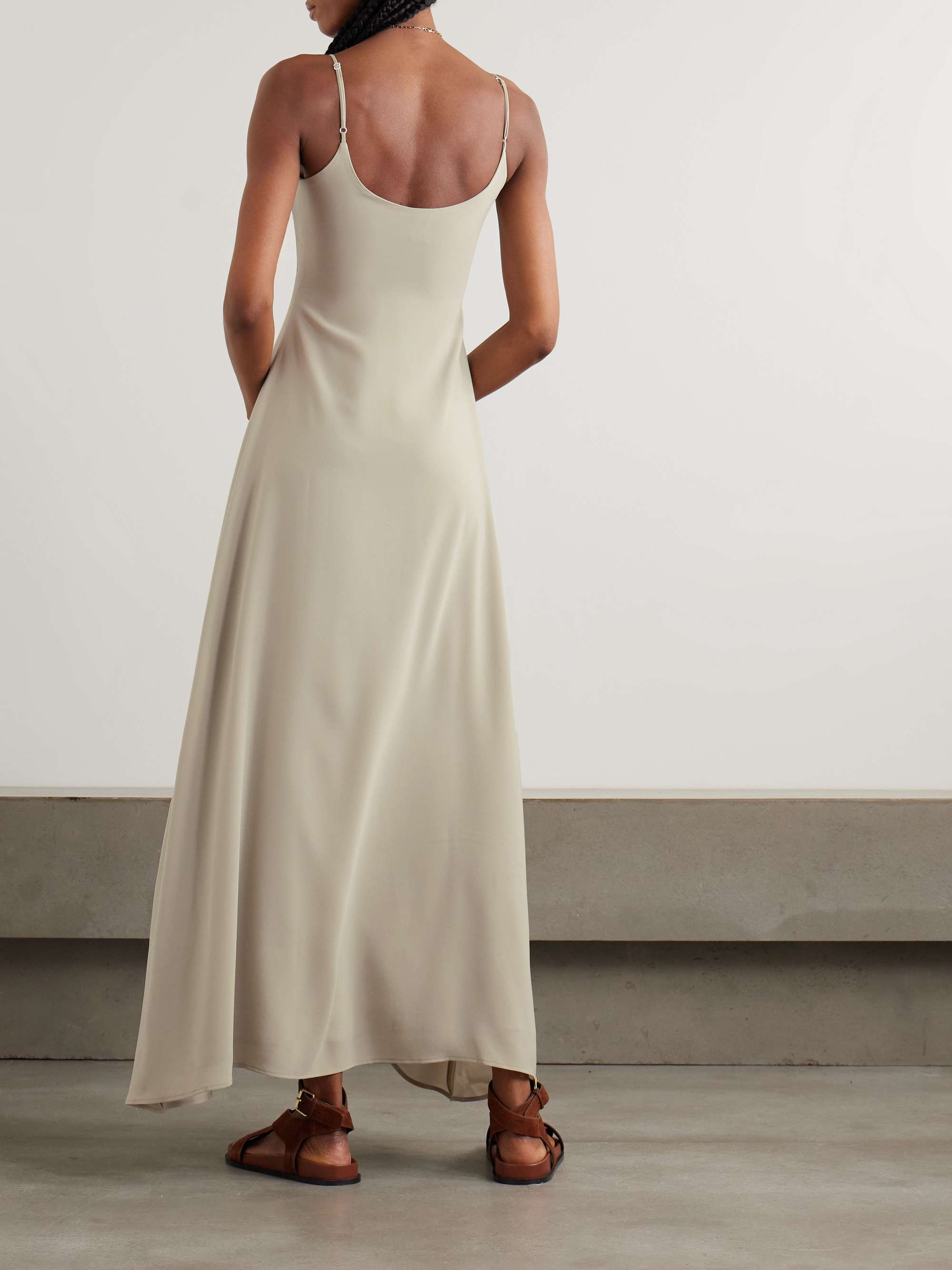 Ari crepe maxi dress view
