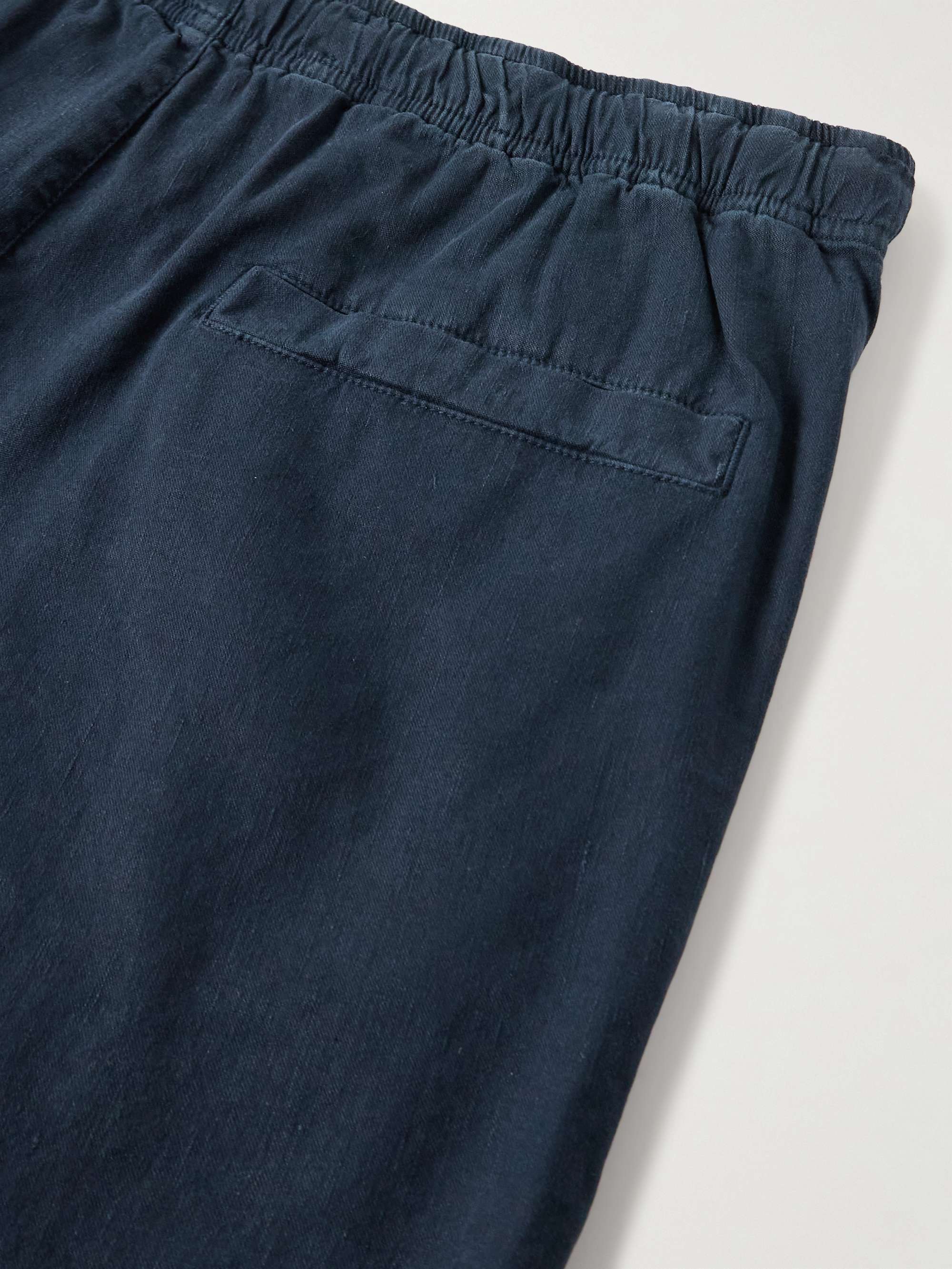 Alex Slim-Fit Stretch Linen and Lyocell-Blend Drawstring Trousers view