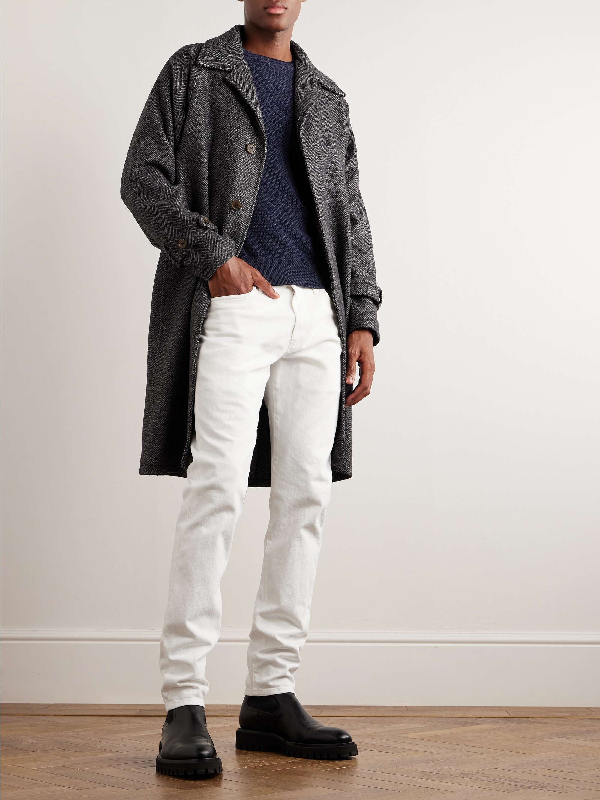 New York Slim-Fit Straight-Leg Jeans view