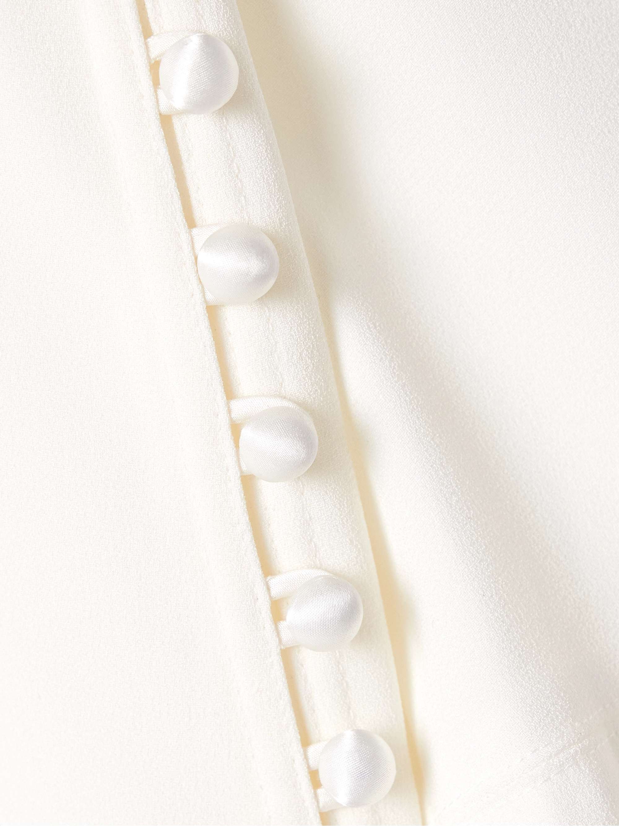 Button-detailed crepe blouse view
