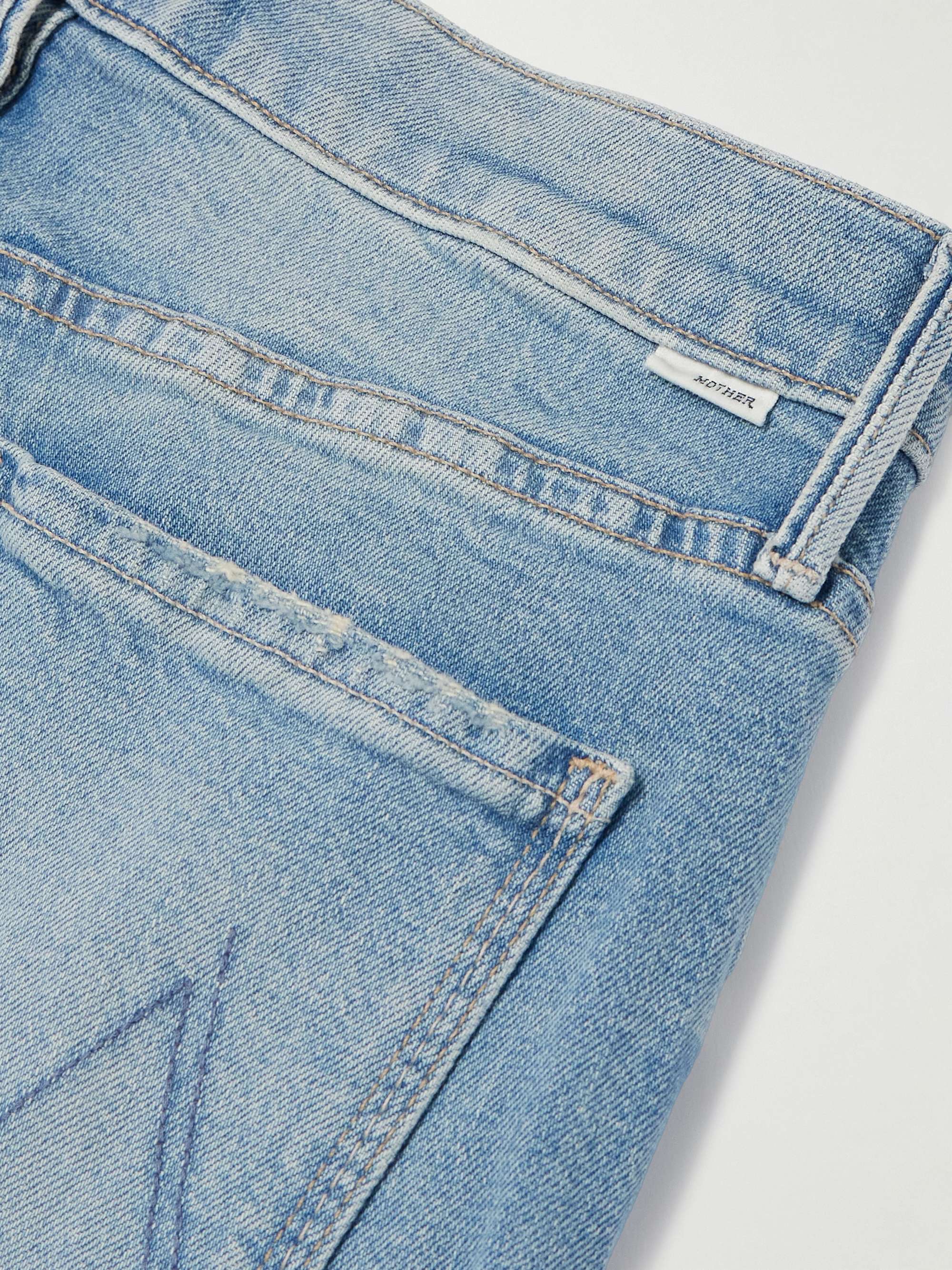 The Doozy high-rise flared recycled jeans view