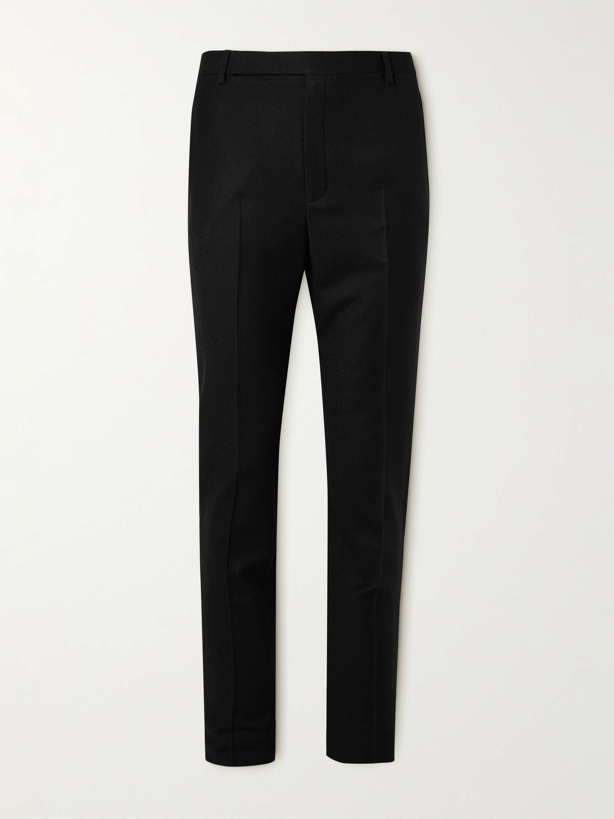 Slim-Fit Wool-Flannel Trousers view
