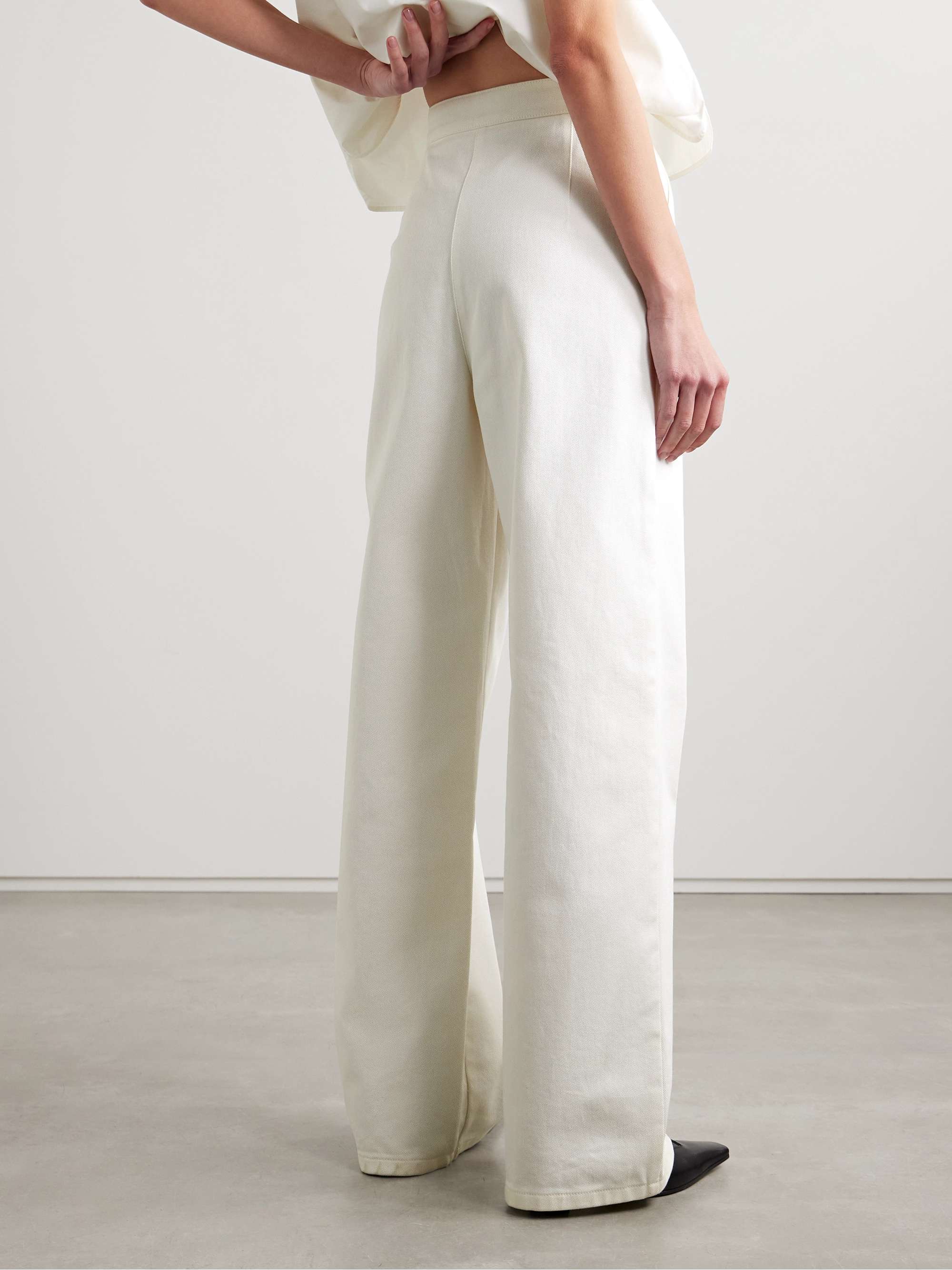 Strider high-rise wide-leg jeans view