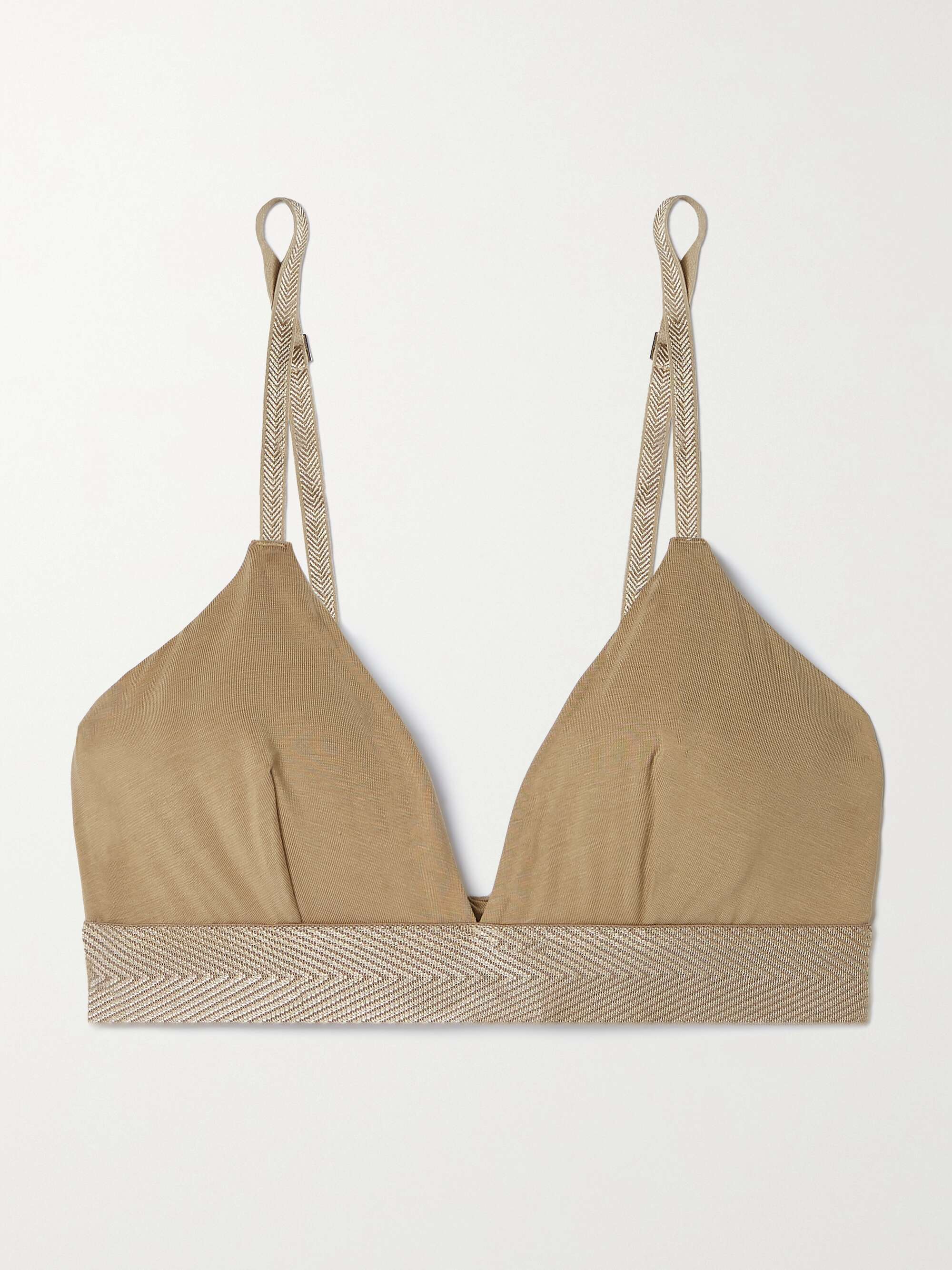+ NET SUSTAIN stretch-TENCEL™ Lyocell soft-cup triangle bra view