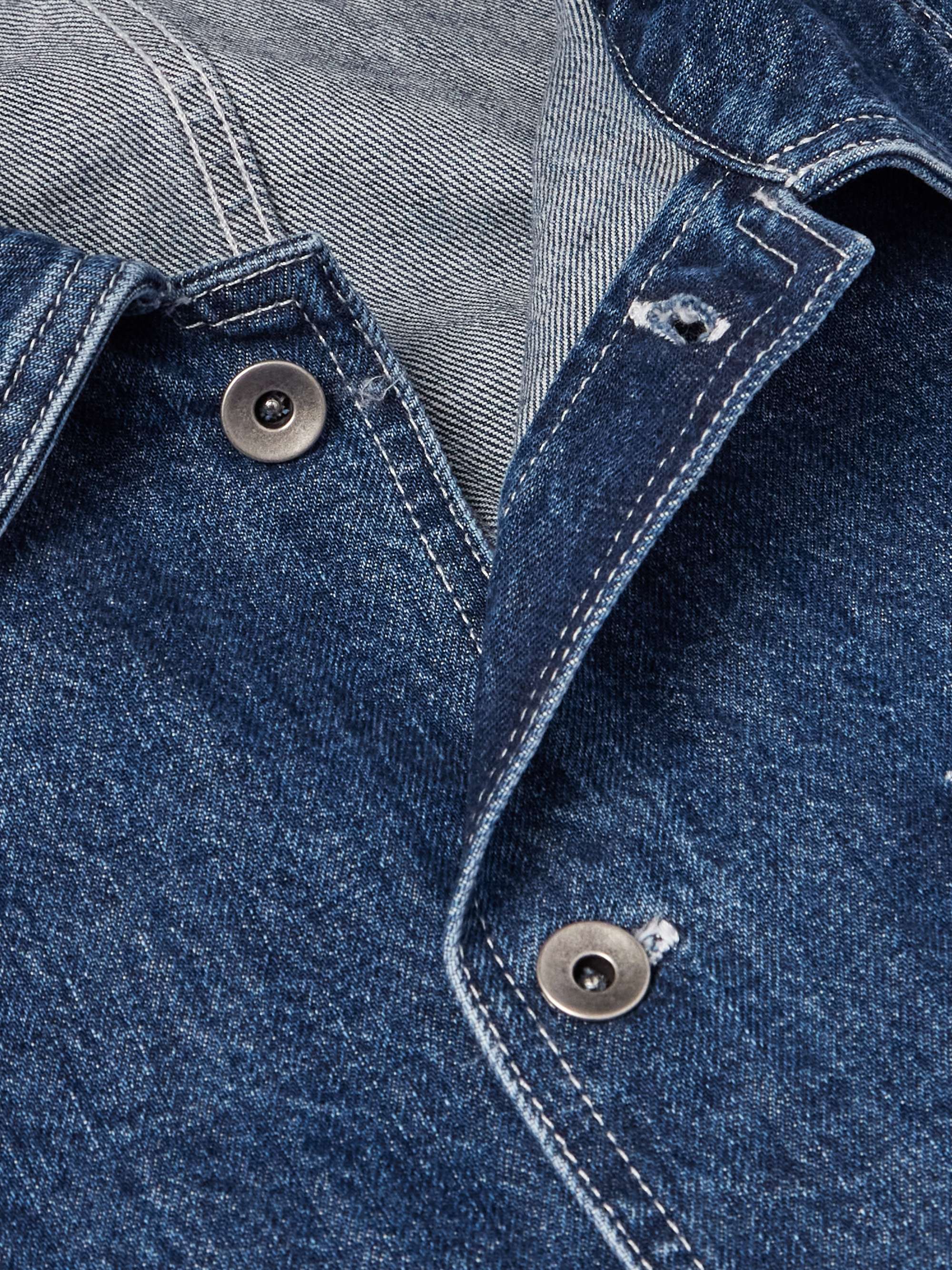 Ralph Logo-Appliquéd Organic Denim Jacket view