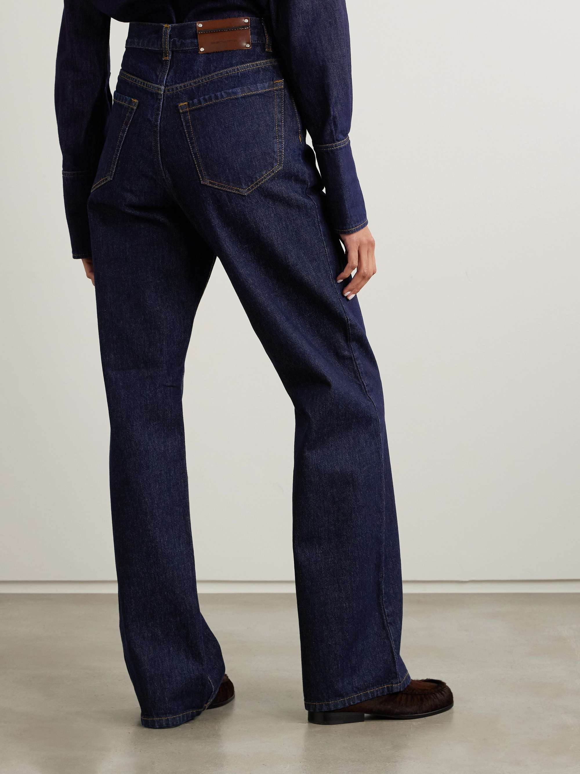 High-rise flared jeans view