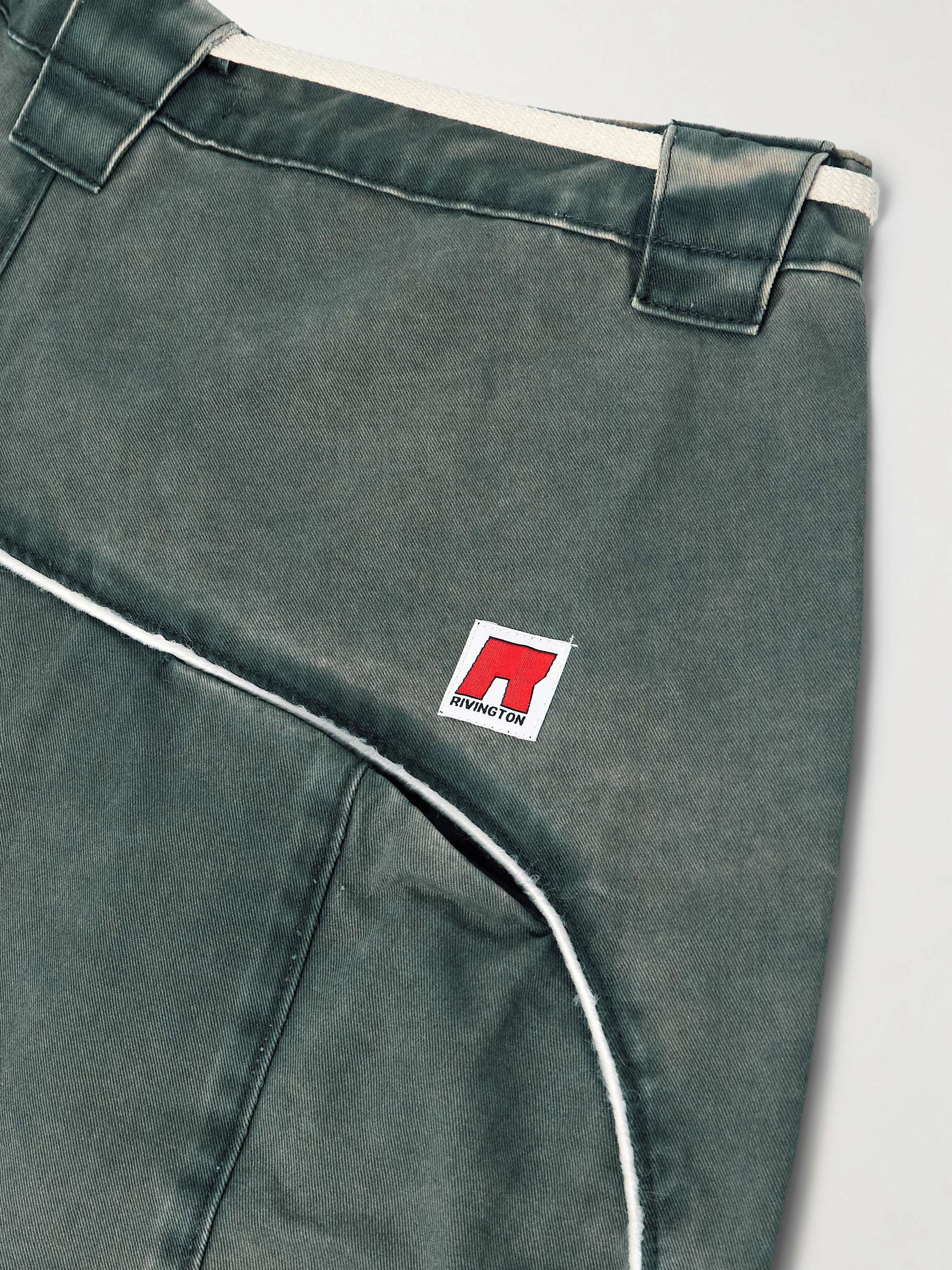 Father Pontius Wide-Leg Belted Cotton Shorts view
