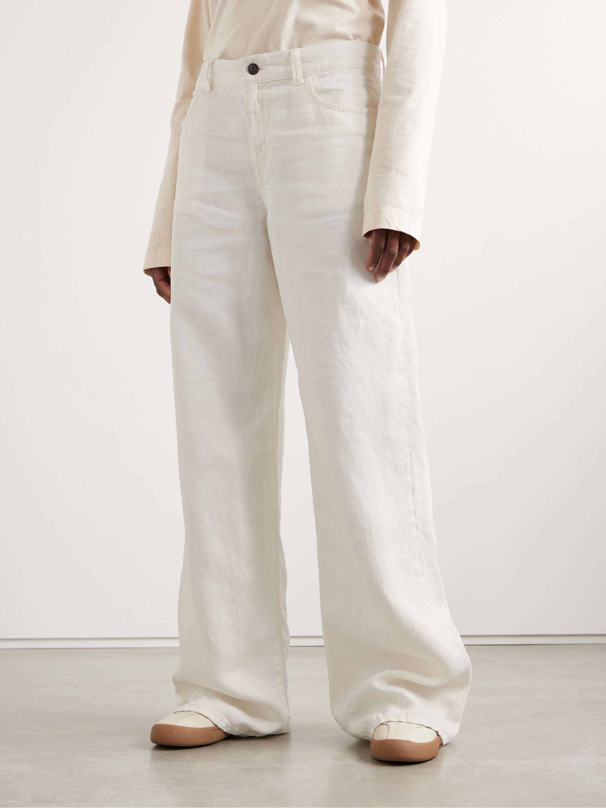 Eglitta linen wide-leg pants view
