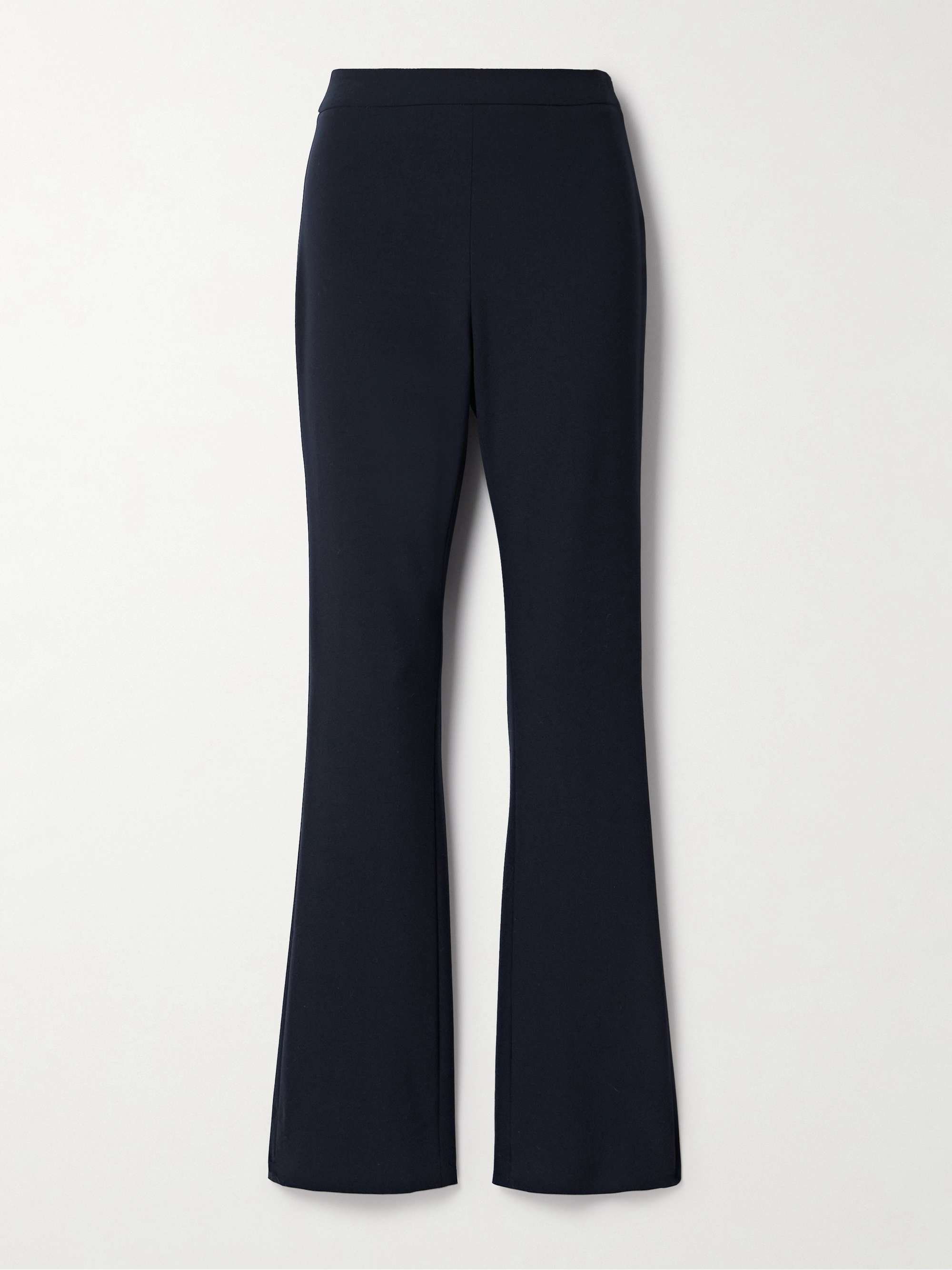 Jem wool-blend crepe flared pants view
