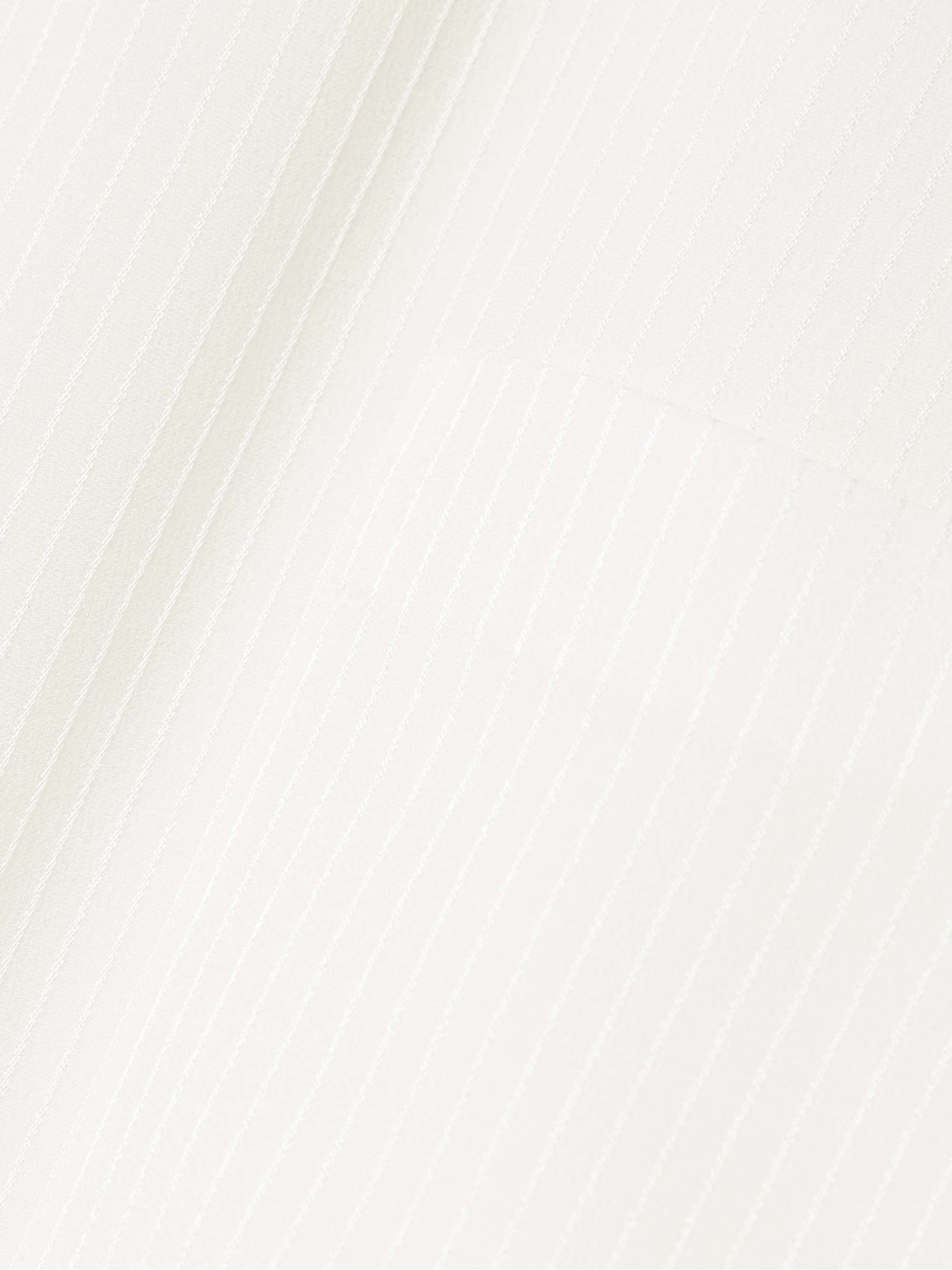 Embroidered silk-satin shirt view