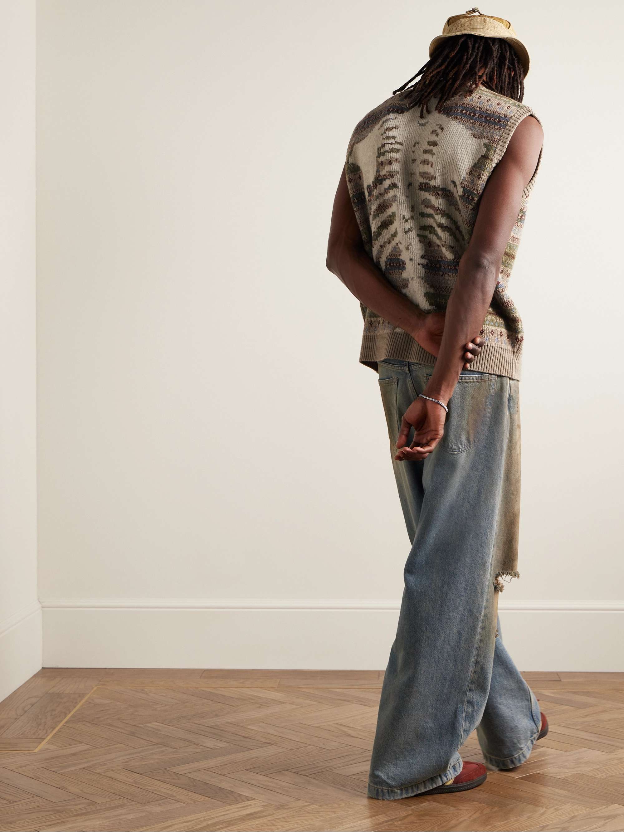 Fair Isle Wool-Blend Sweater Vest view