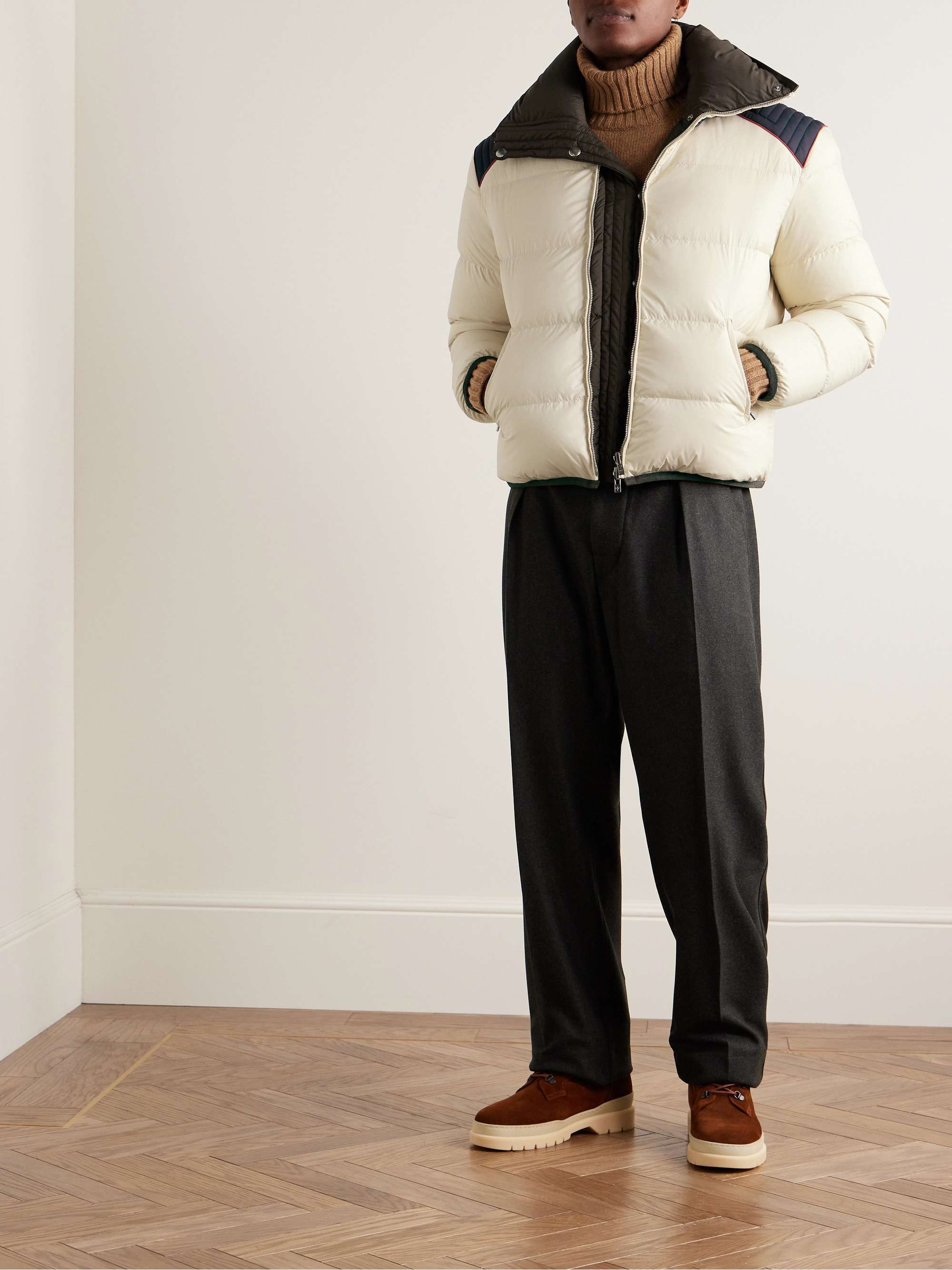 Slim-Fit Reversible Quilted Shell Down Jacket view