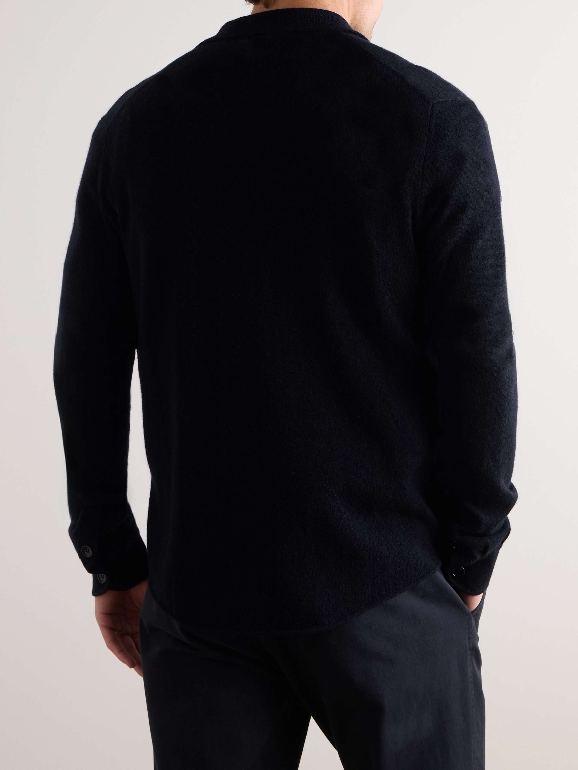 Wool and Cashmere-Blend Overshirt view