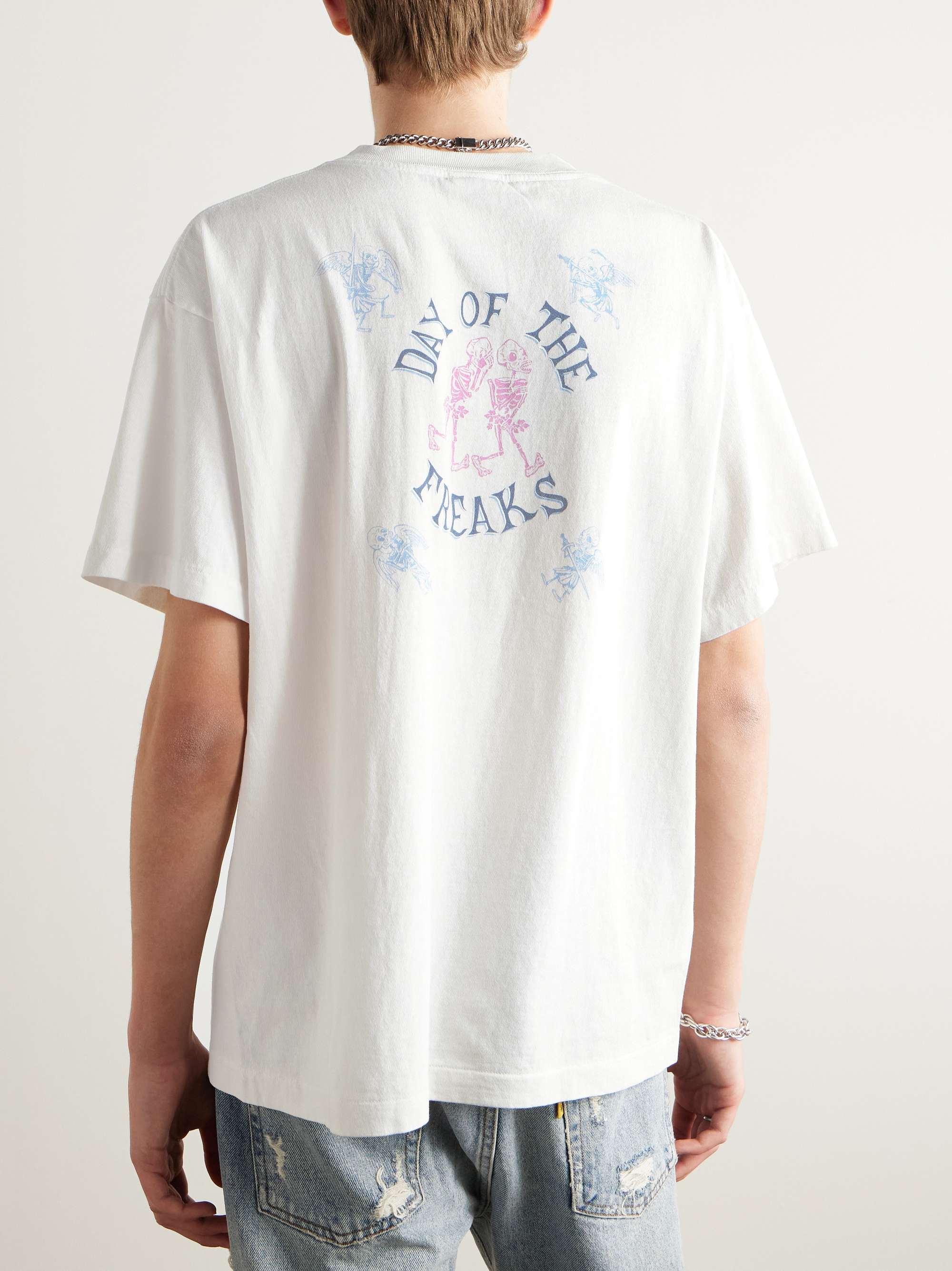 Day Of The Freaks Printed Cotton-Jersey T-Shirt view