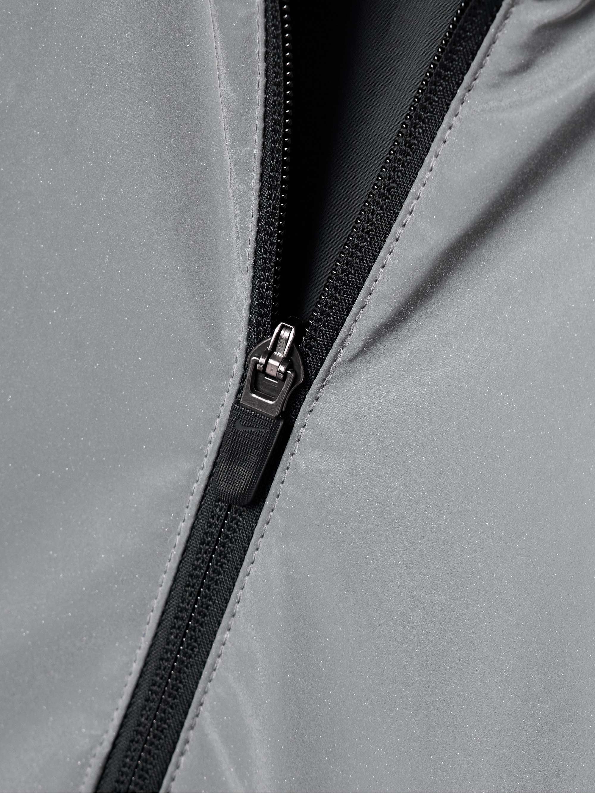 Hooded padded coated Therma-FIT jacket view