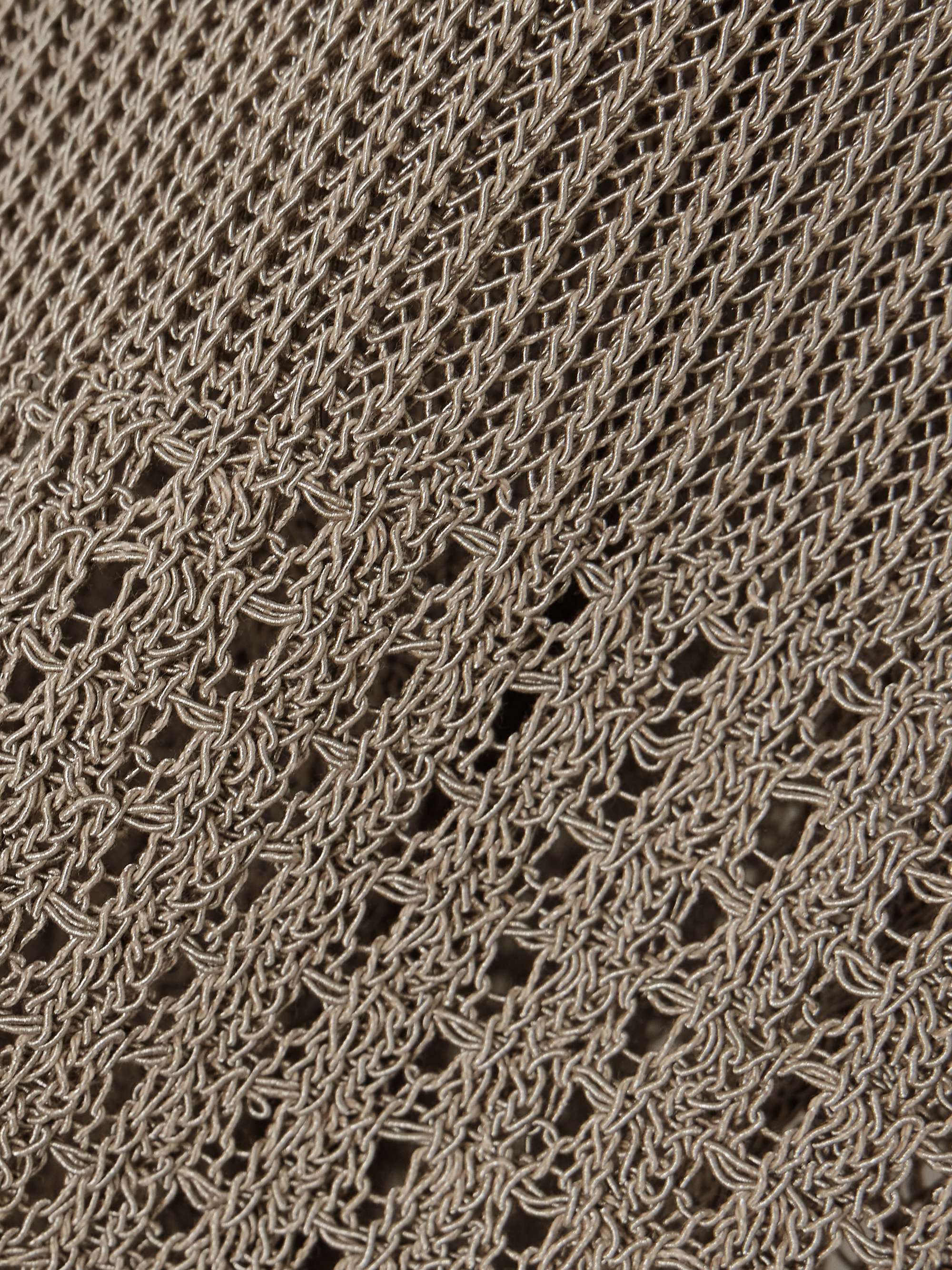 Paggi crocheted cotton-blend sweater view