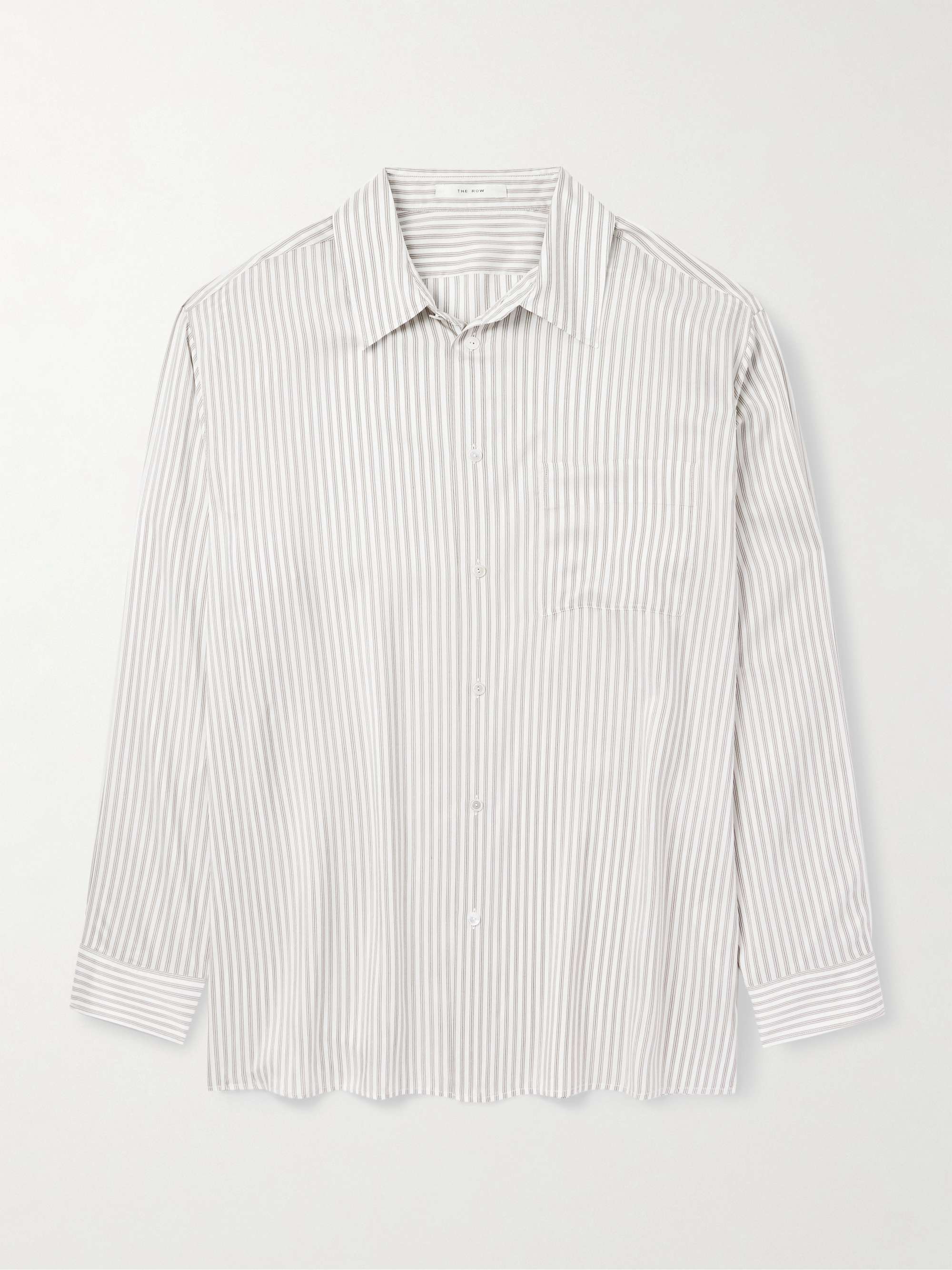 Feme Striped Silk Shirt view