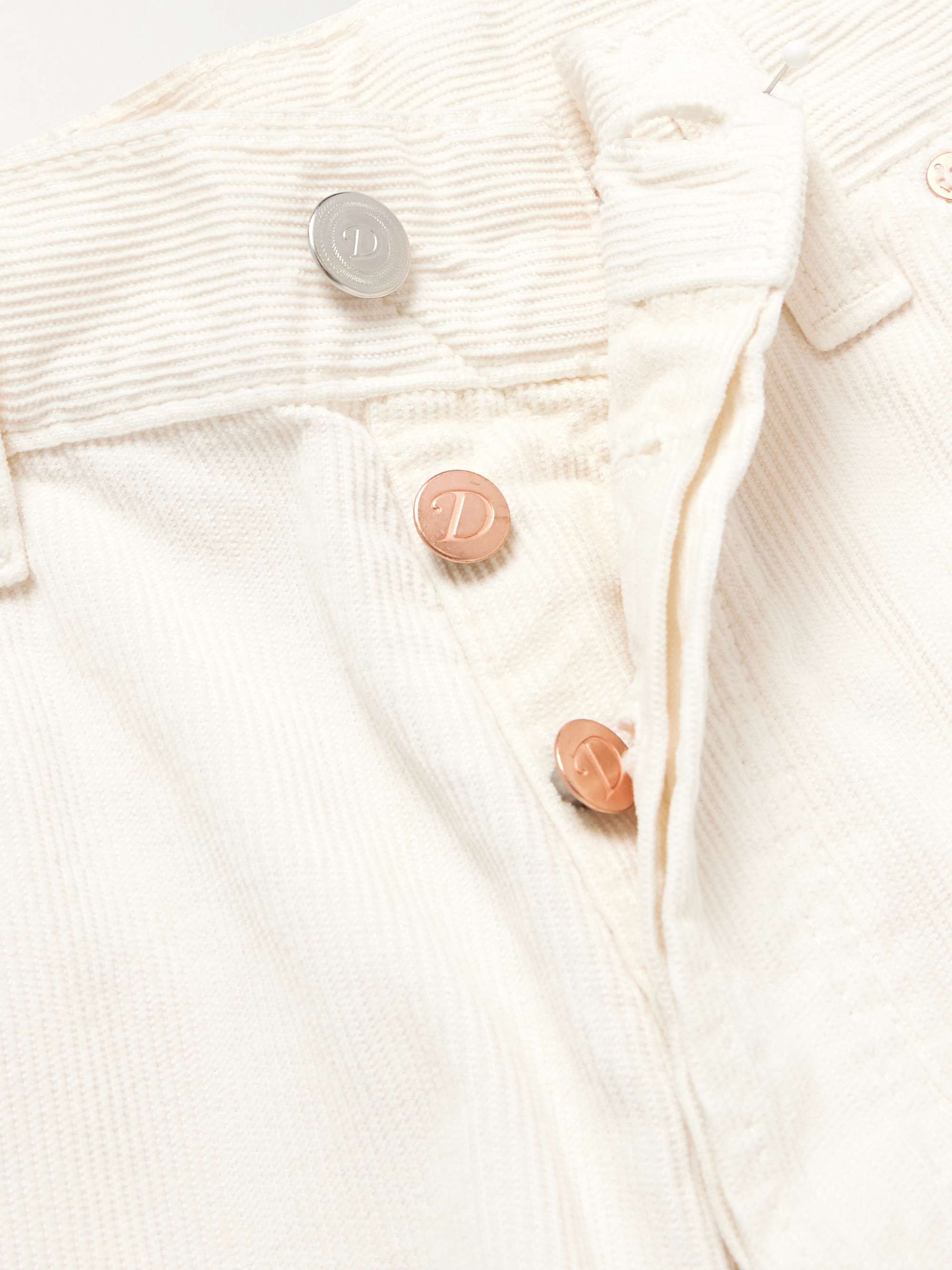 Tapered Cotton-Corduroy Trousers view