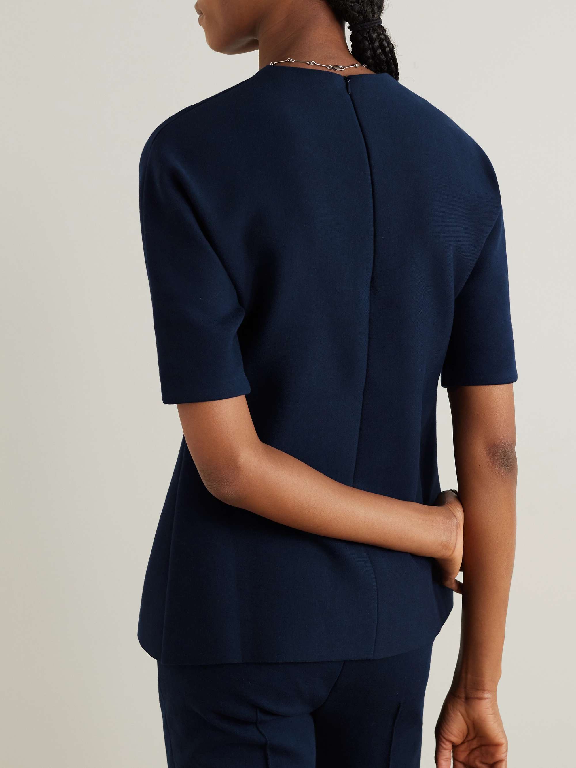 Bianca stretch-cotton top view