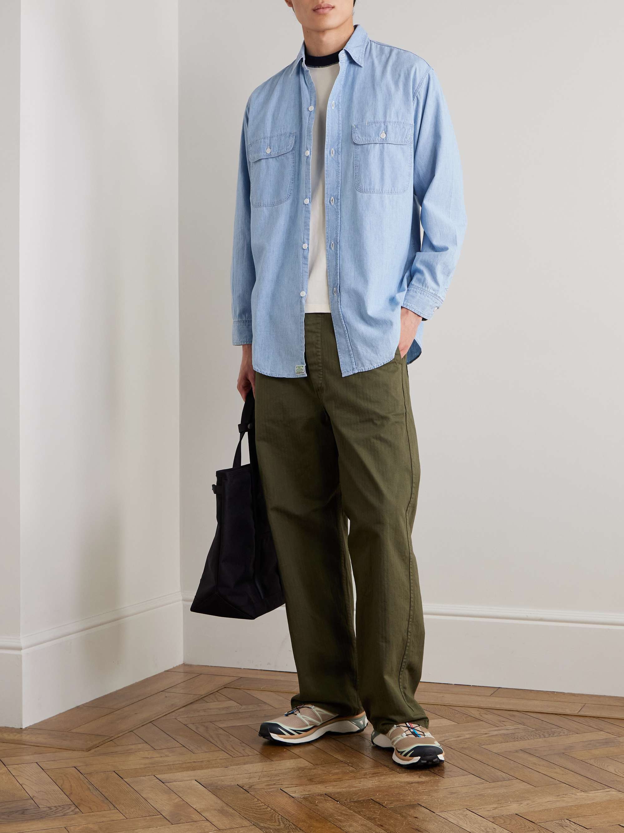 Cotton-Chambray Shirt view