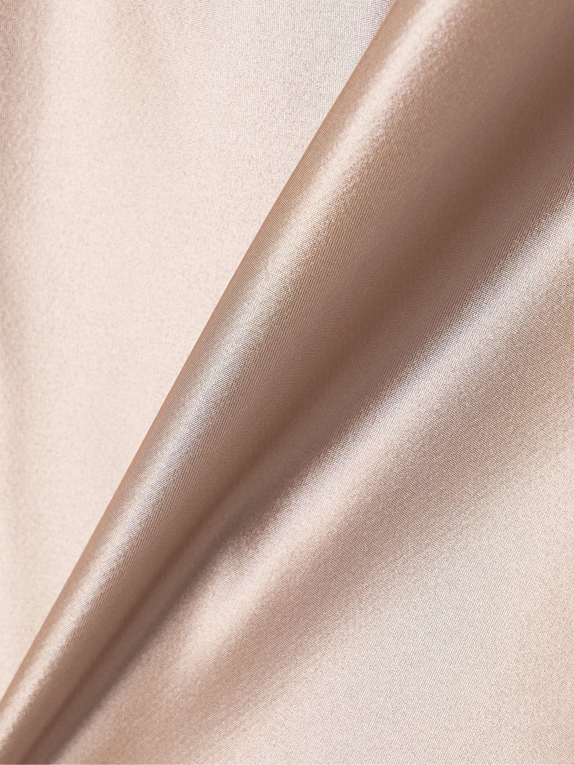 Shaping mesh and satin bodysuit view