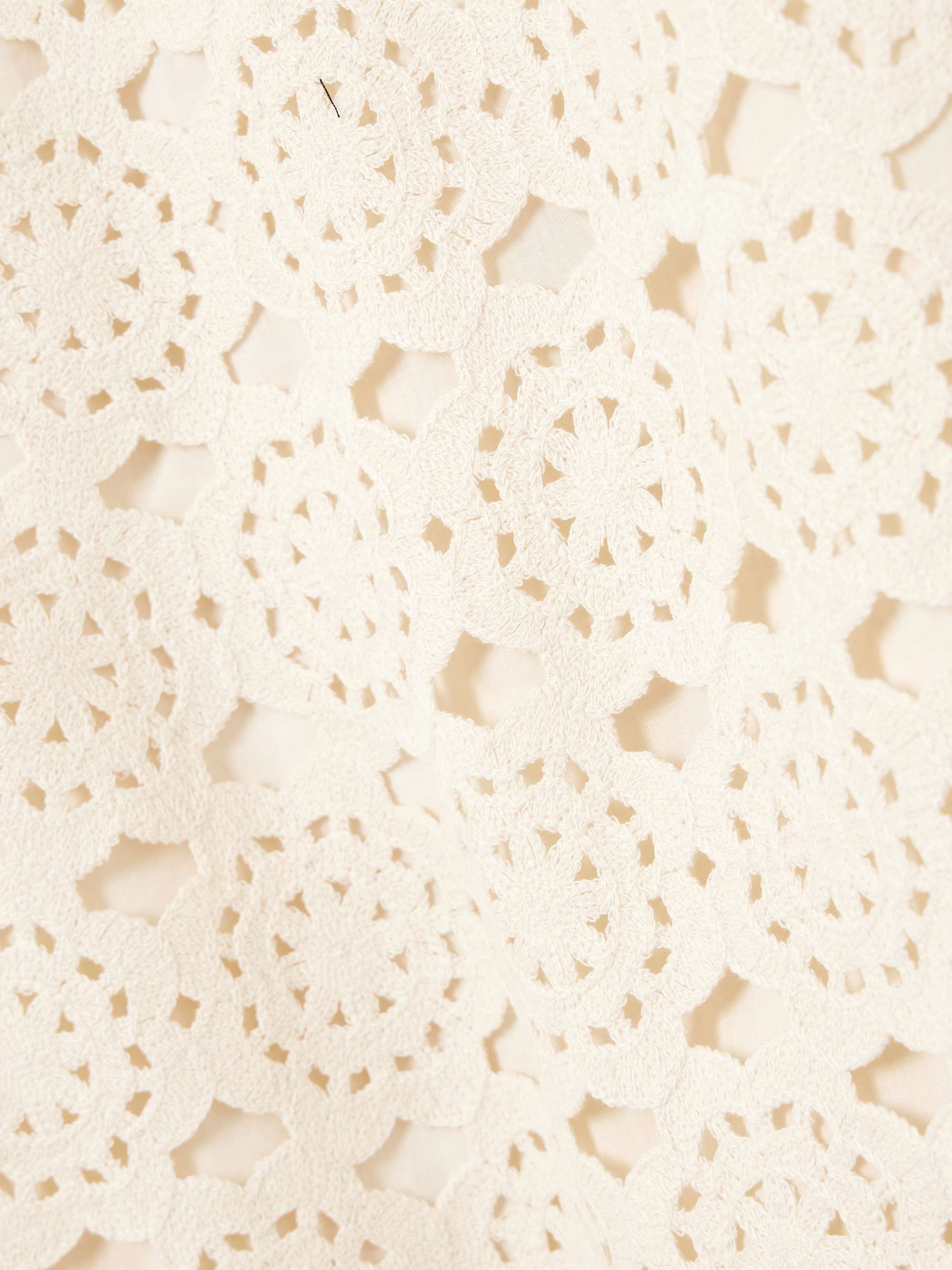 Marsielle crocheted cotton midi dress view