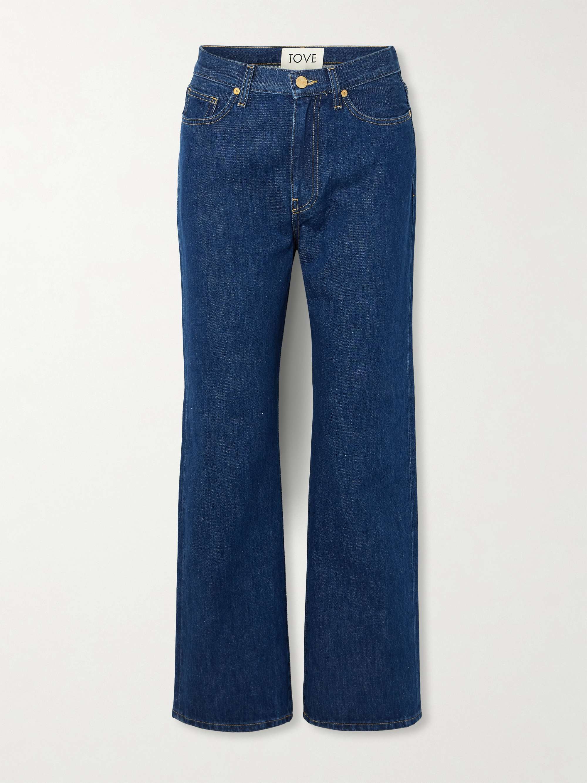 Sade high-rise straight-leg recycled jeans view