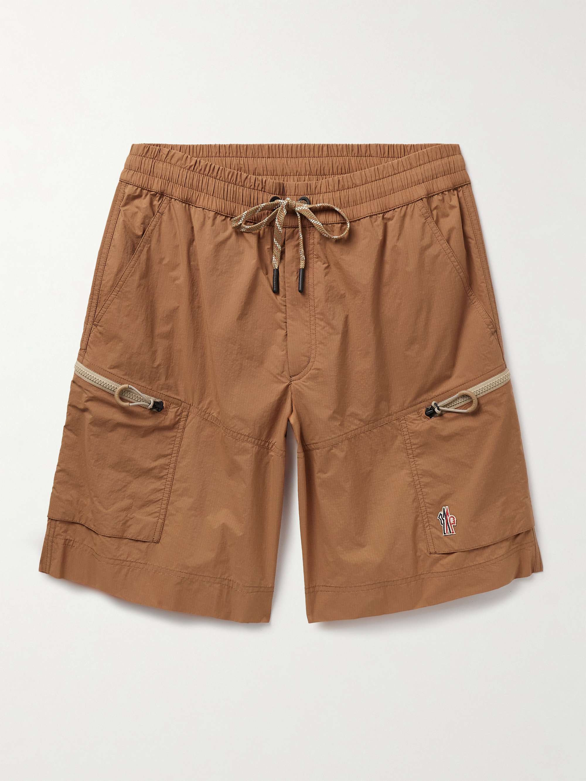 Straight-Leg Logo-Appliquéd Ripstop Cargo Shorts view