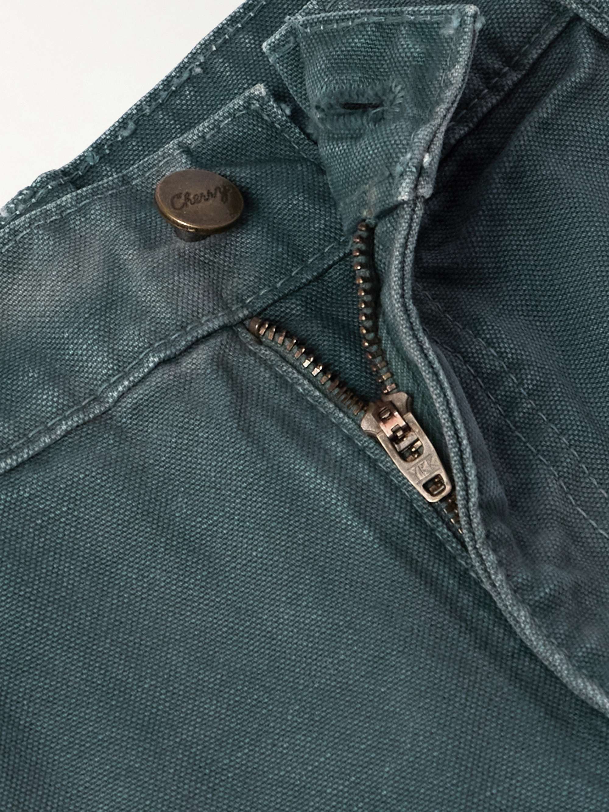Carpenter Straight-Leg Cotton-Canvas Trousers view