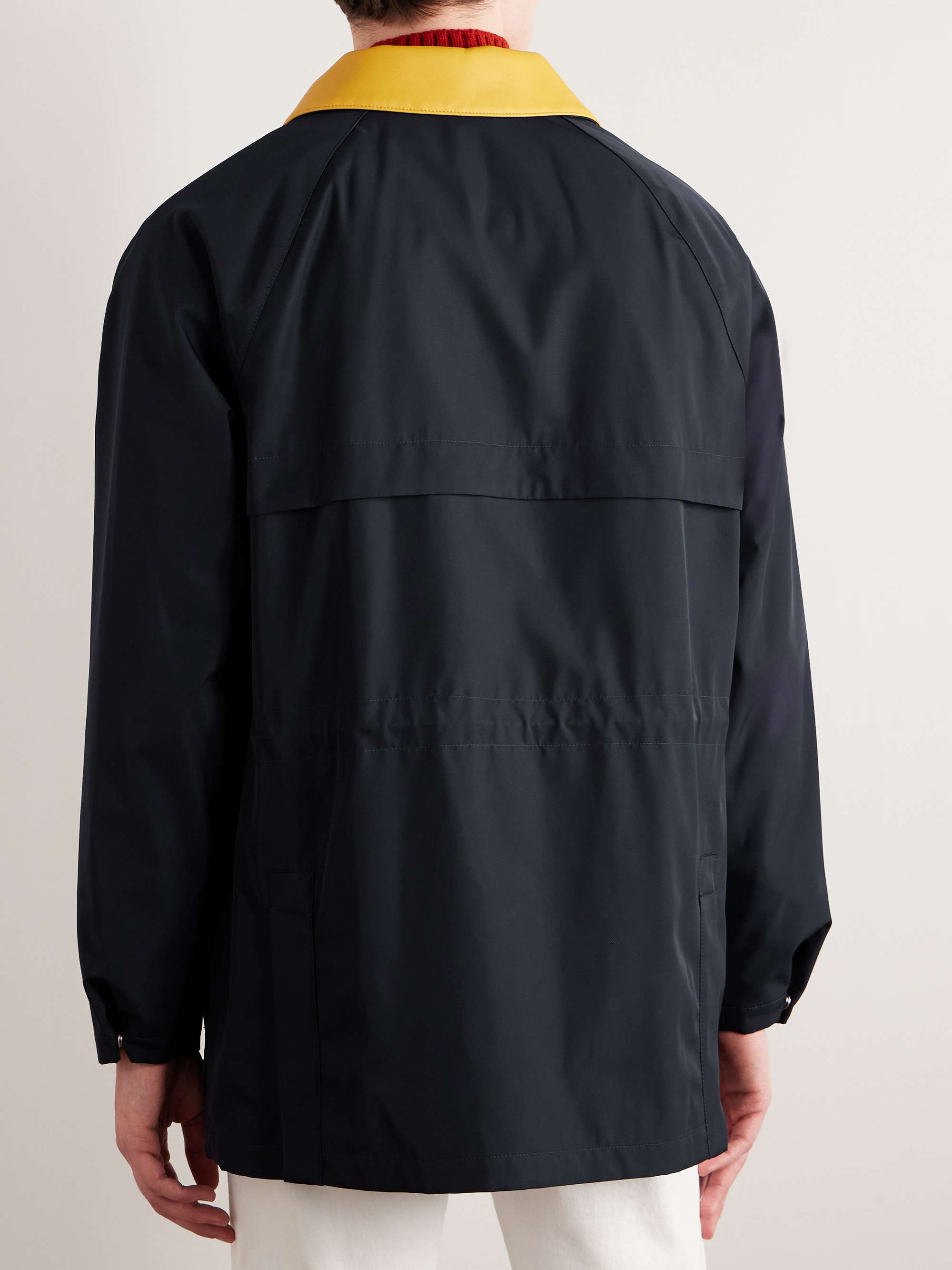 Horsey Leather-Trimmed Storm System® Tech-Shell Field Jacket view