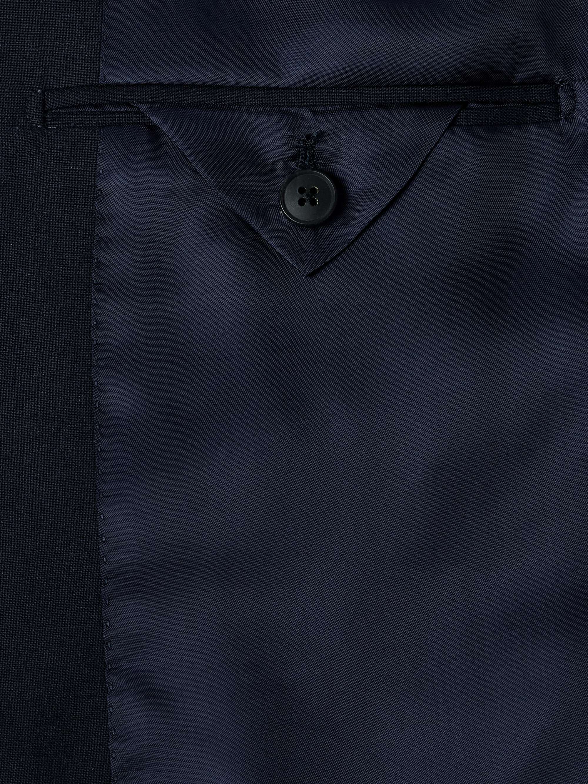 Slim-Fit Wool, Linen and Silk-Blend Suit Jacket view