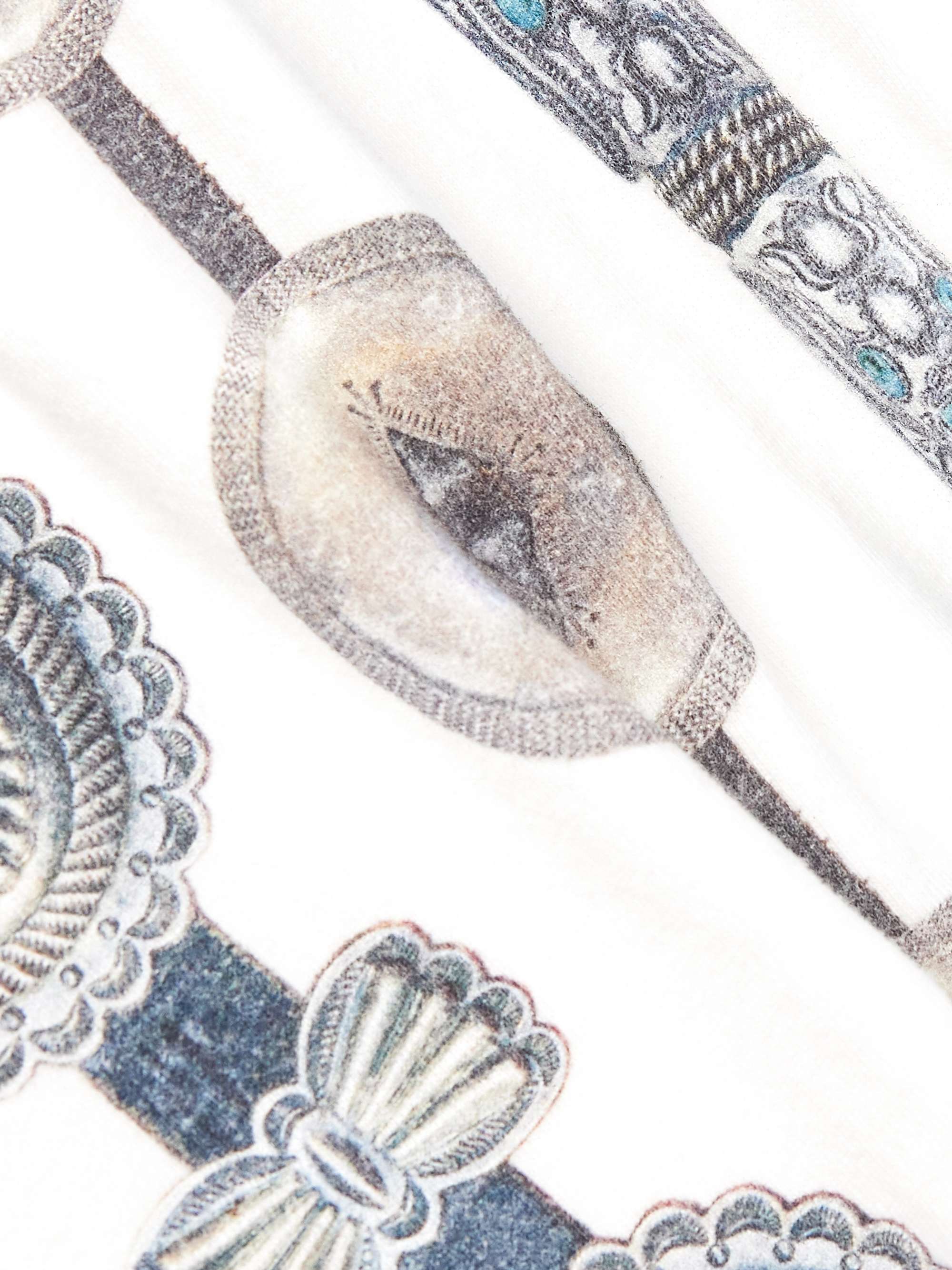 Belts Printed Cotton-Jersey T-Shirt view