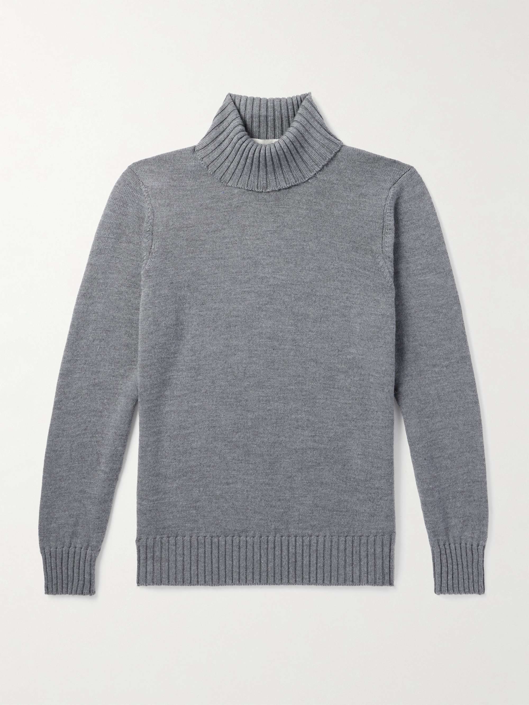 Slim-Fit Wool Rollneck Sweater view