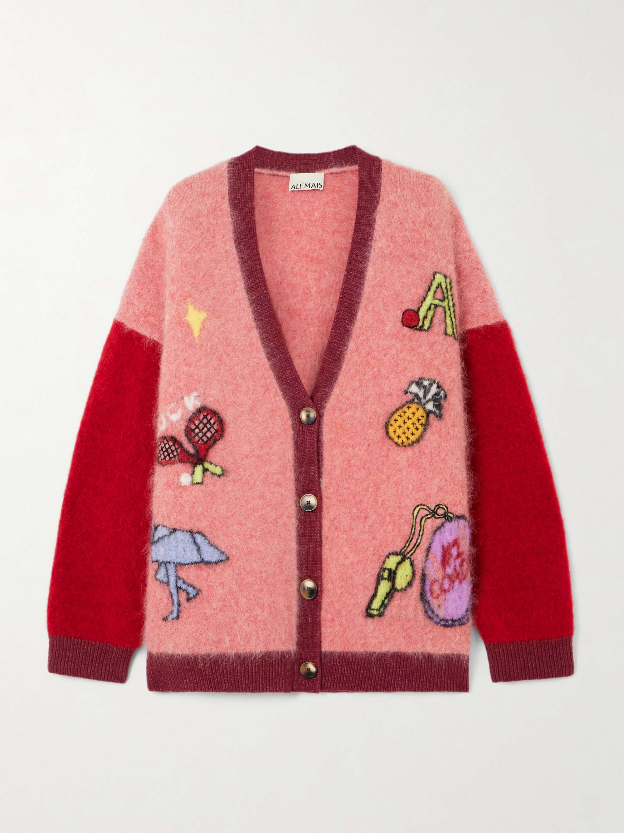 + Anouk Colantoni Court oversized jacquard cardigan view
