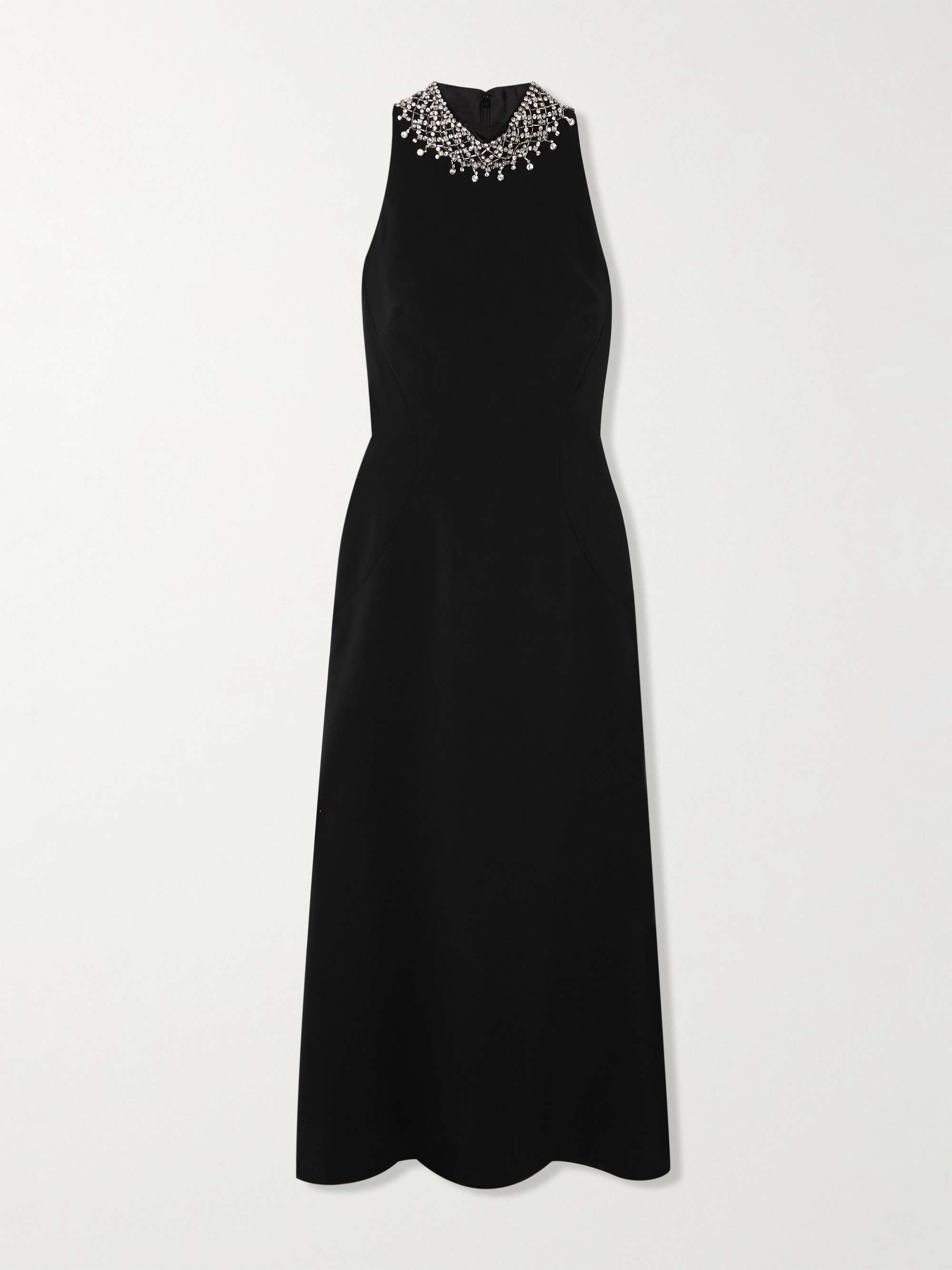 Embellished cady maxi dress view