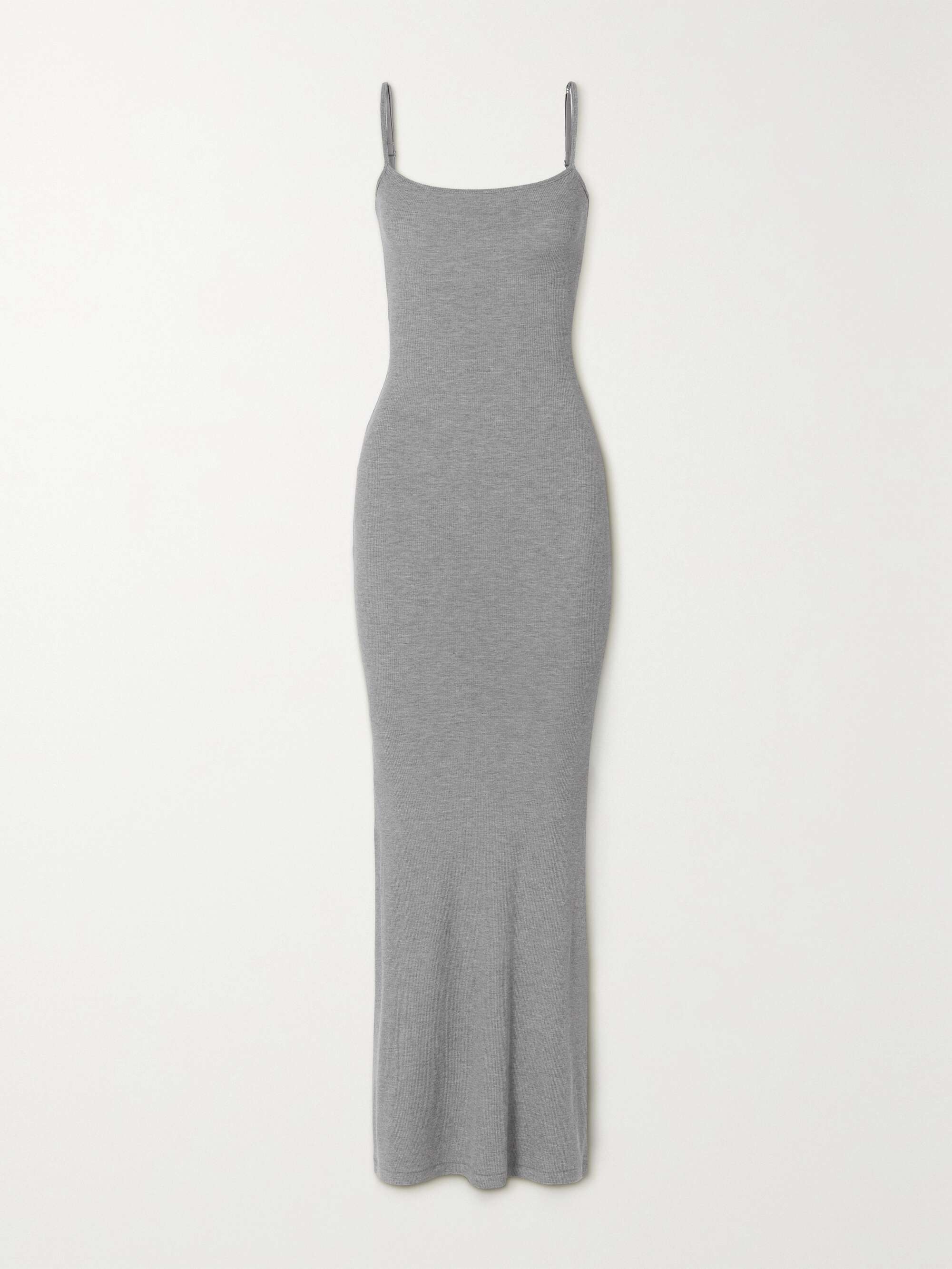 Soft Lounge Ribbed Long stretch-modal slip dress view