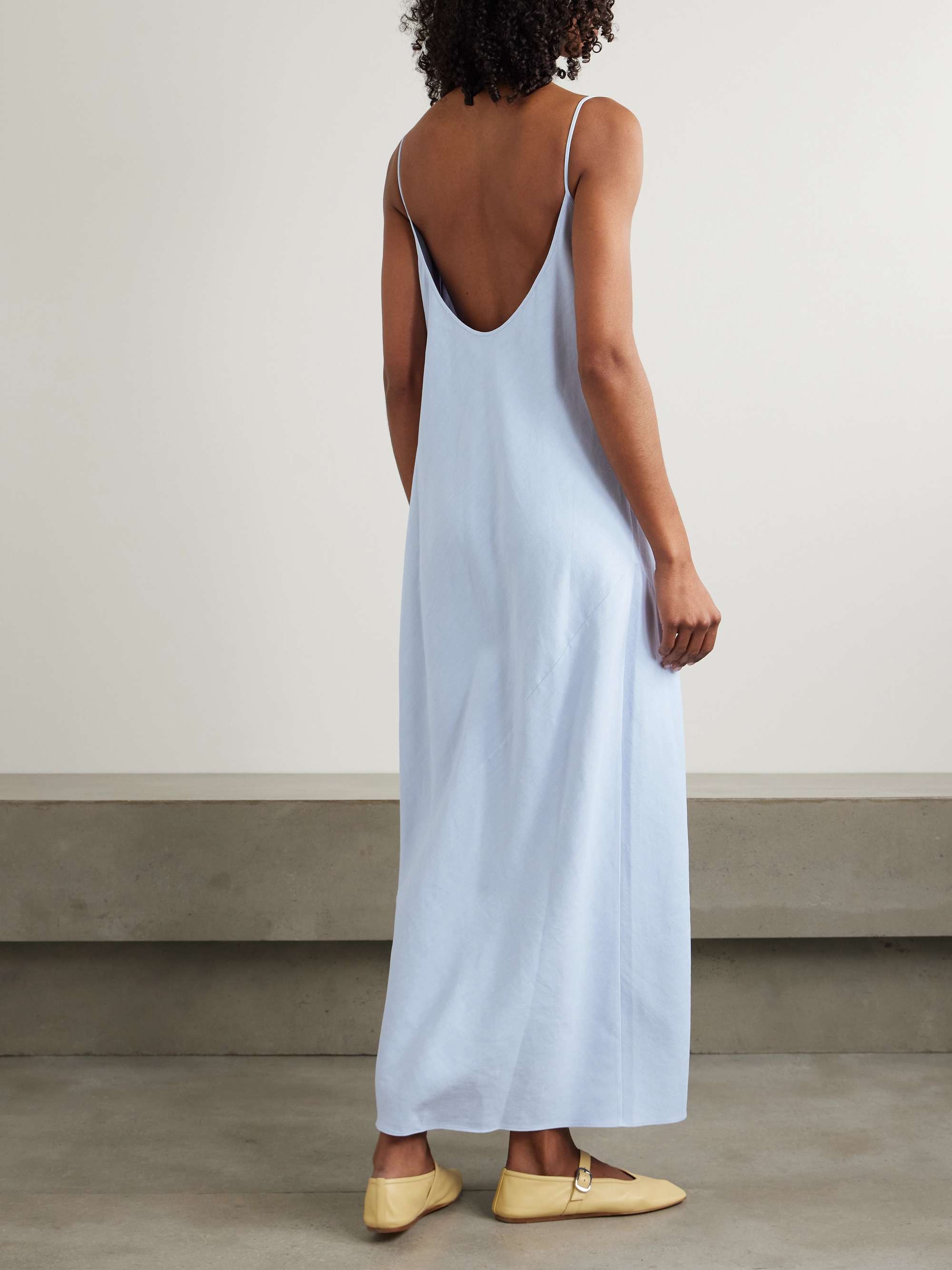 Hemp-blend maxi dress view