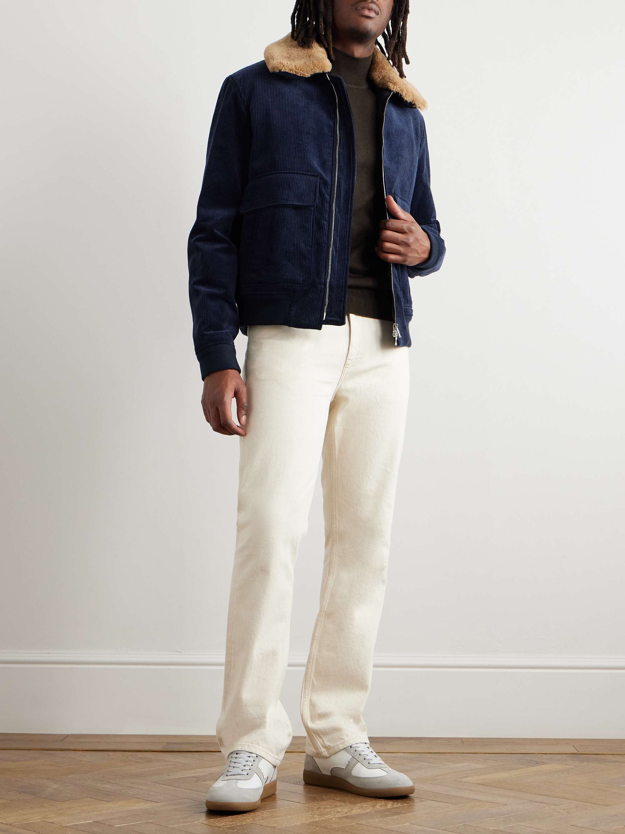Merino Wool Mock-Neck Sweater view