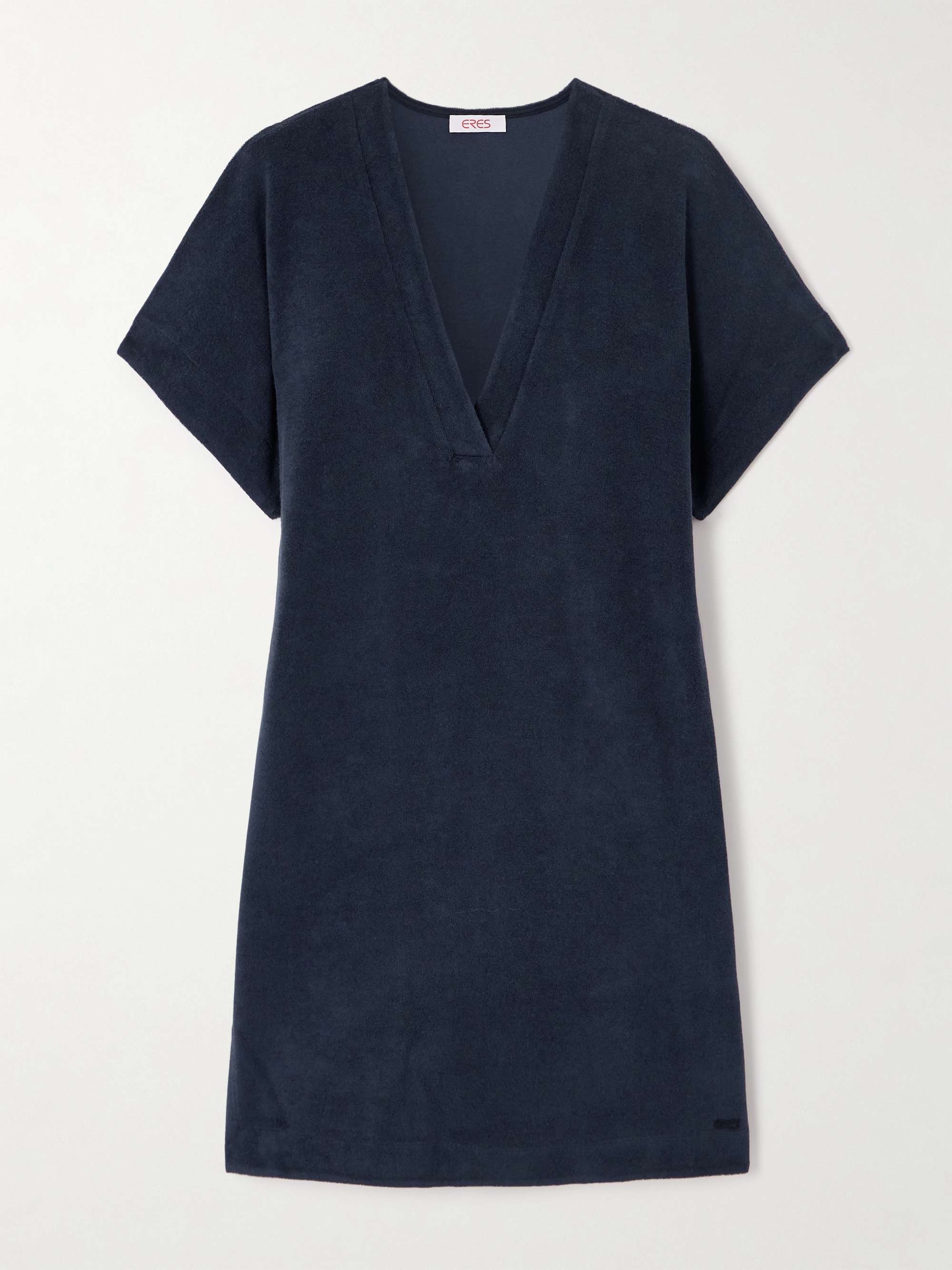 Cotton-terry mini dress view
