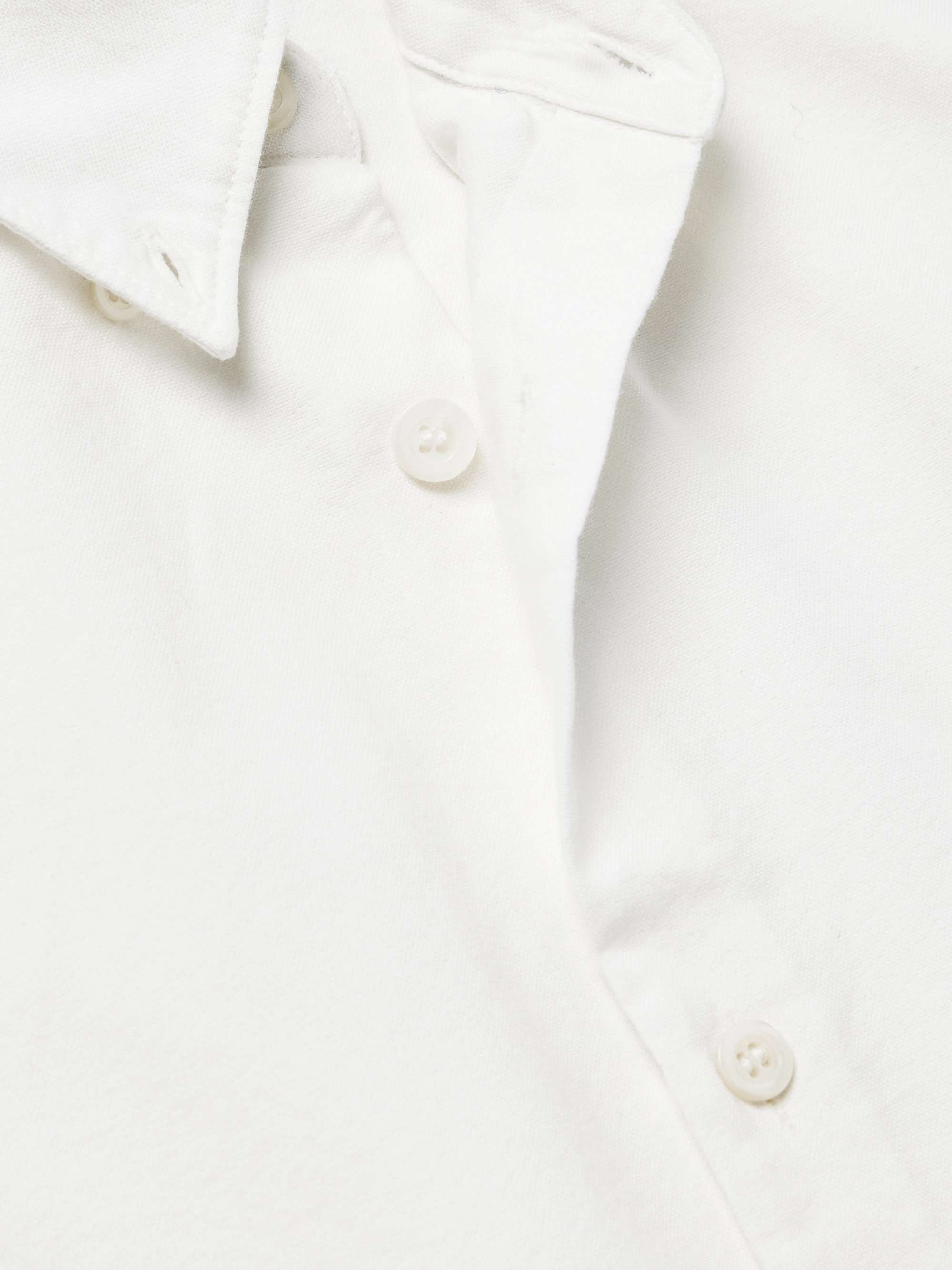 Mateo Logo-Embroidered Cotton Oxford Shirt view
