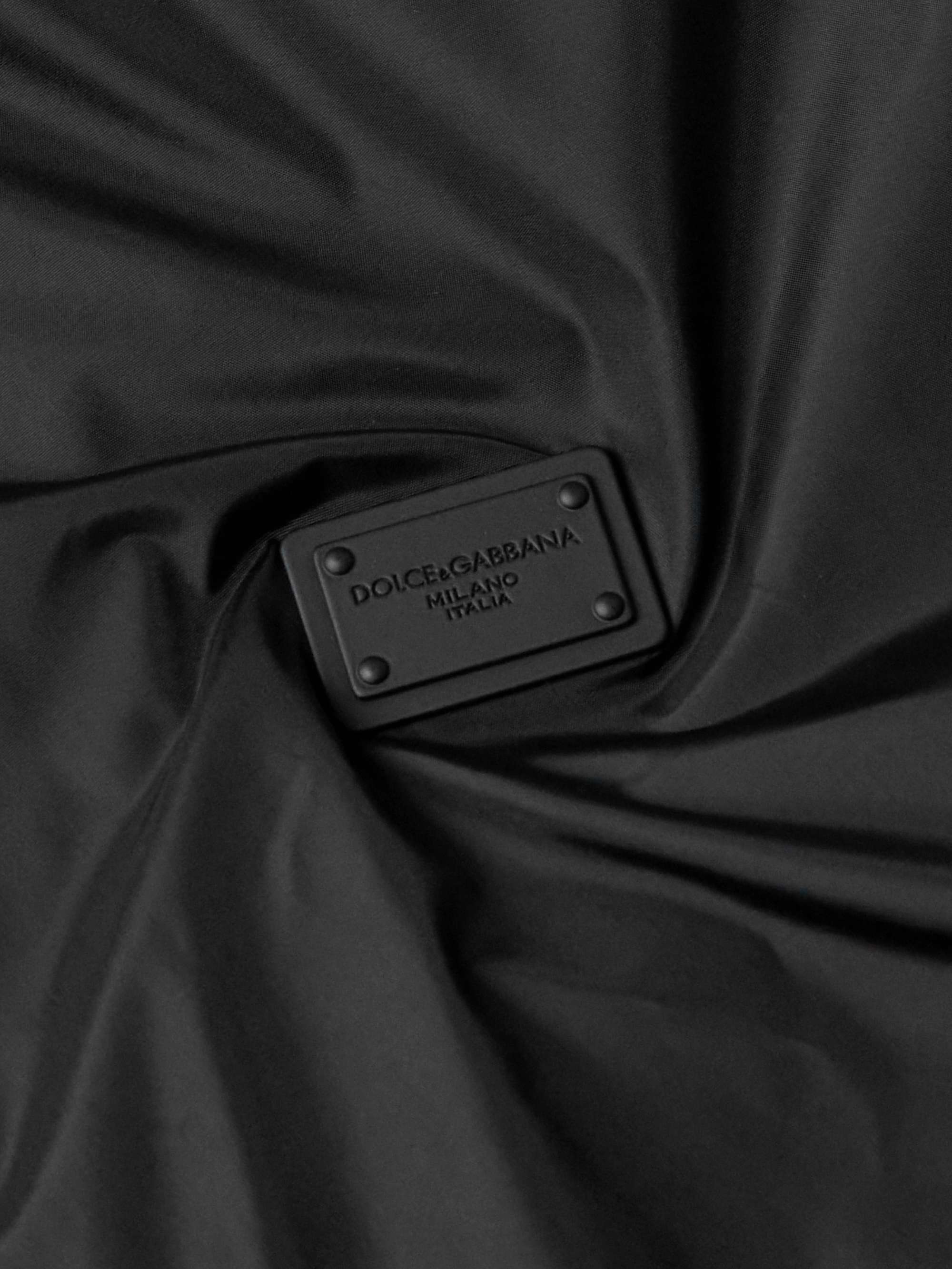 Logo-Appliquéd Shell Bomber Jacket view